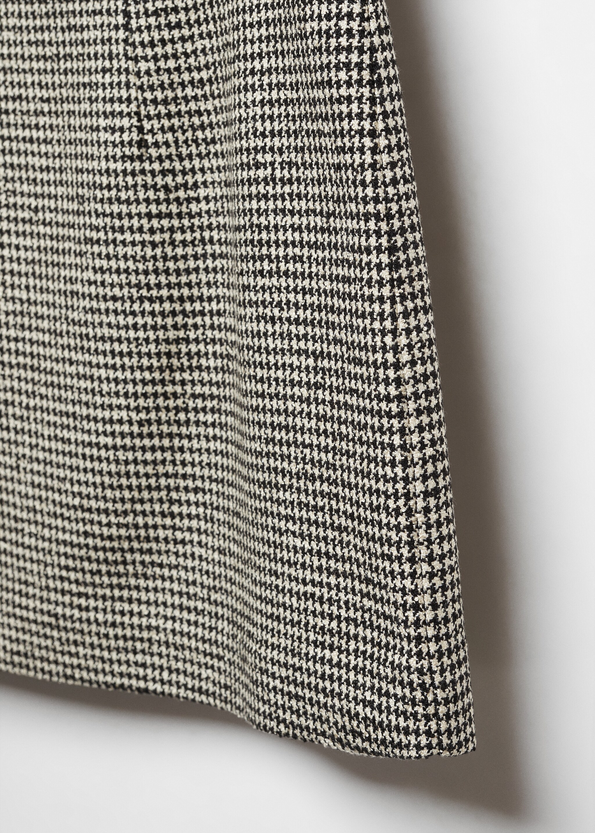Houndstooth straight mini-skirt - Details of the article 8
