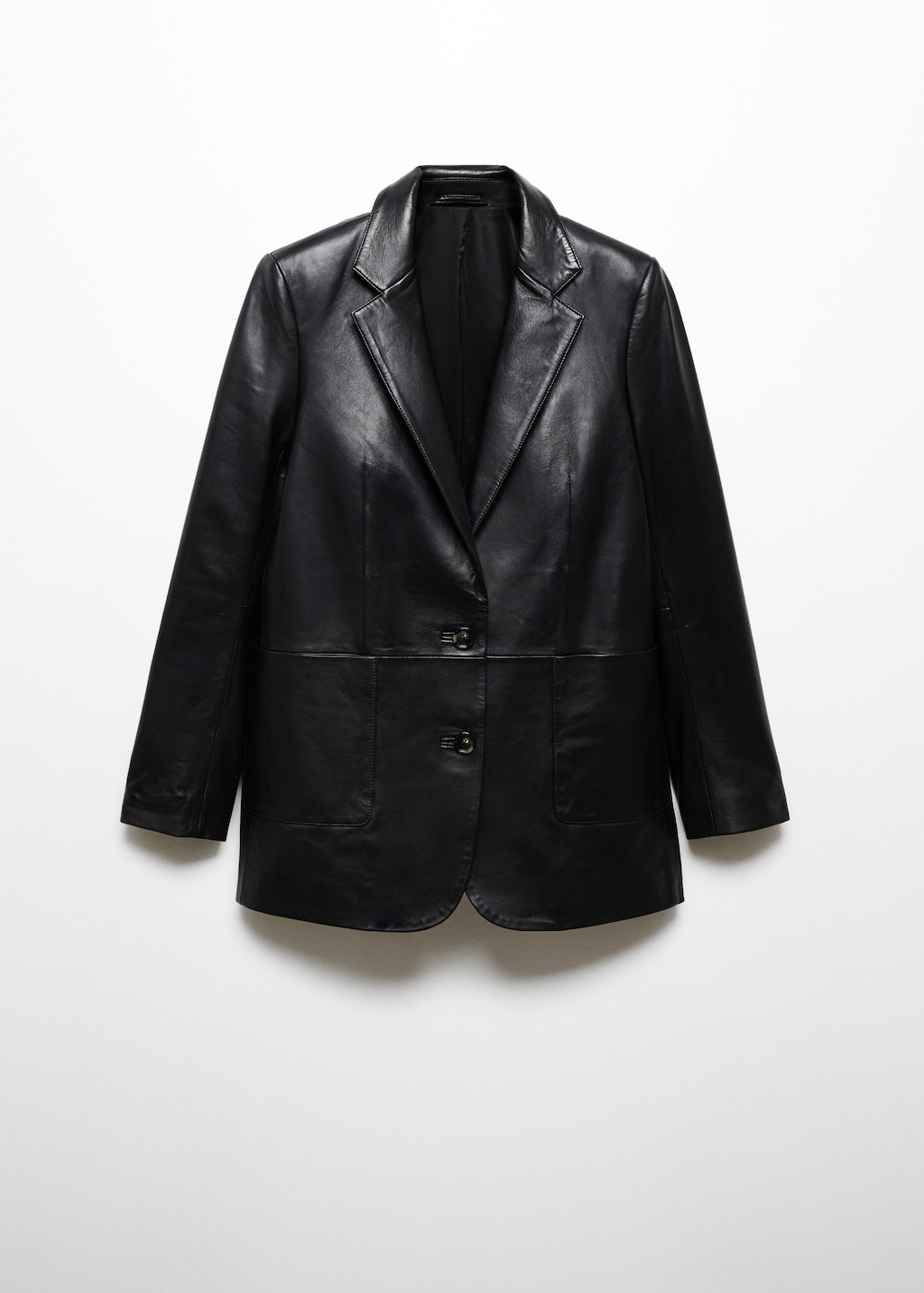 Leather jacket with pockets Women MANGO Niger