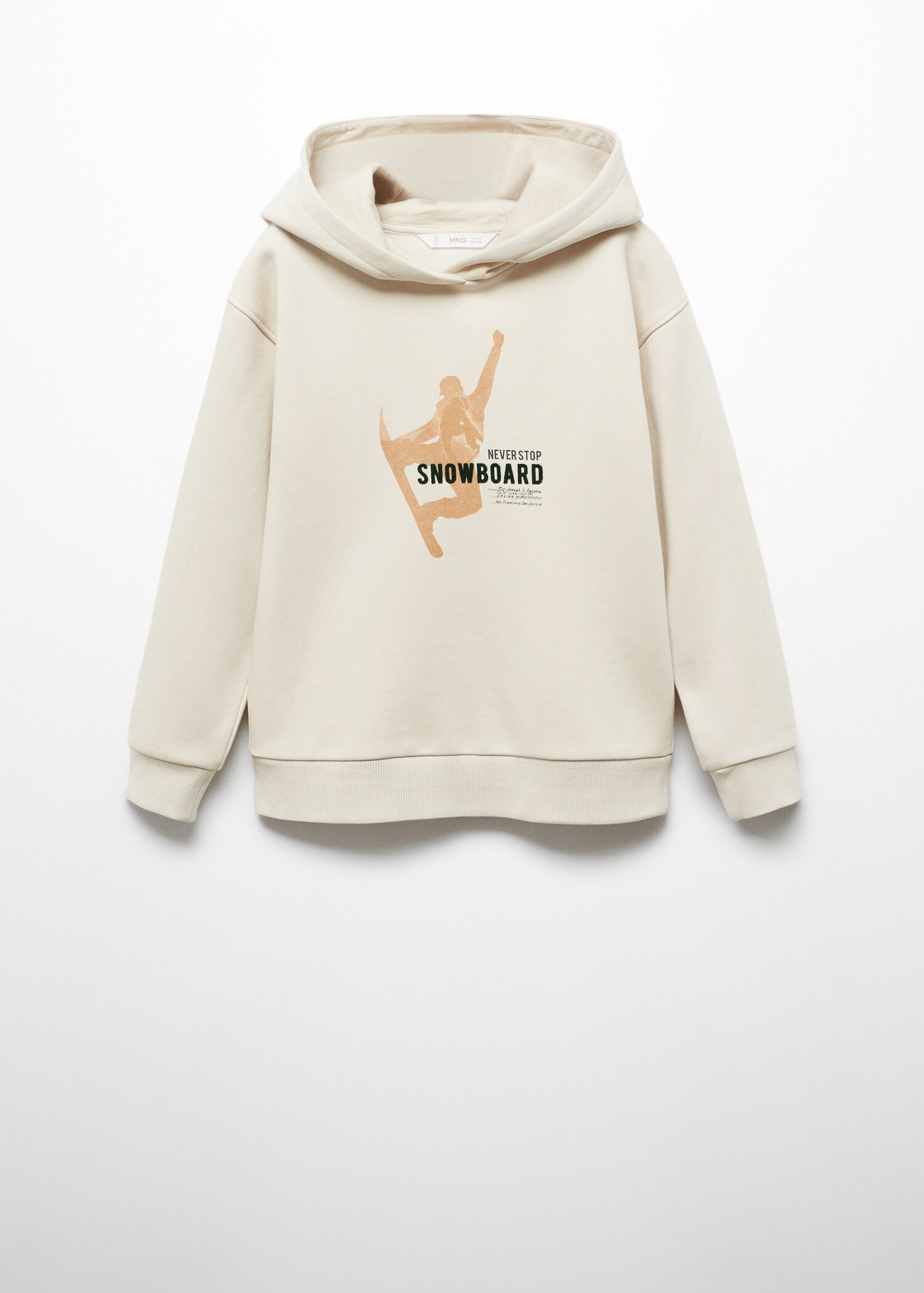 Mintás pamut sweatshirt - Termék modell nélkül