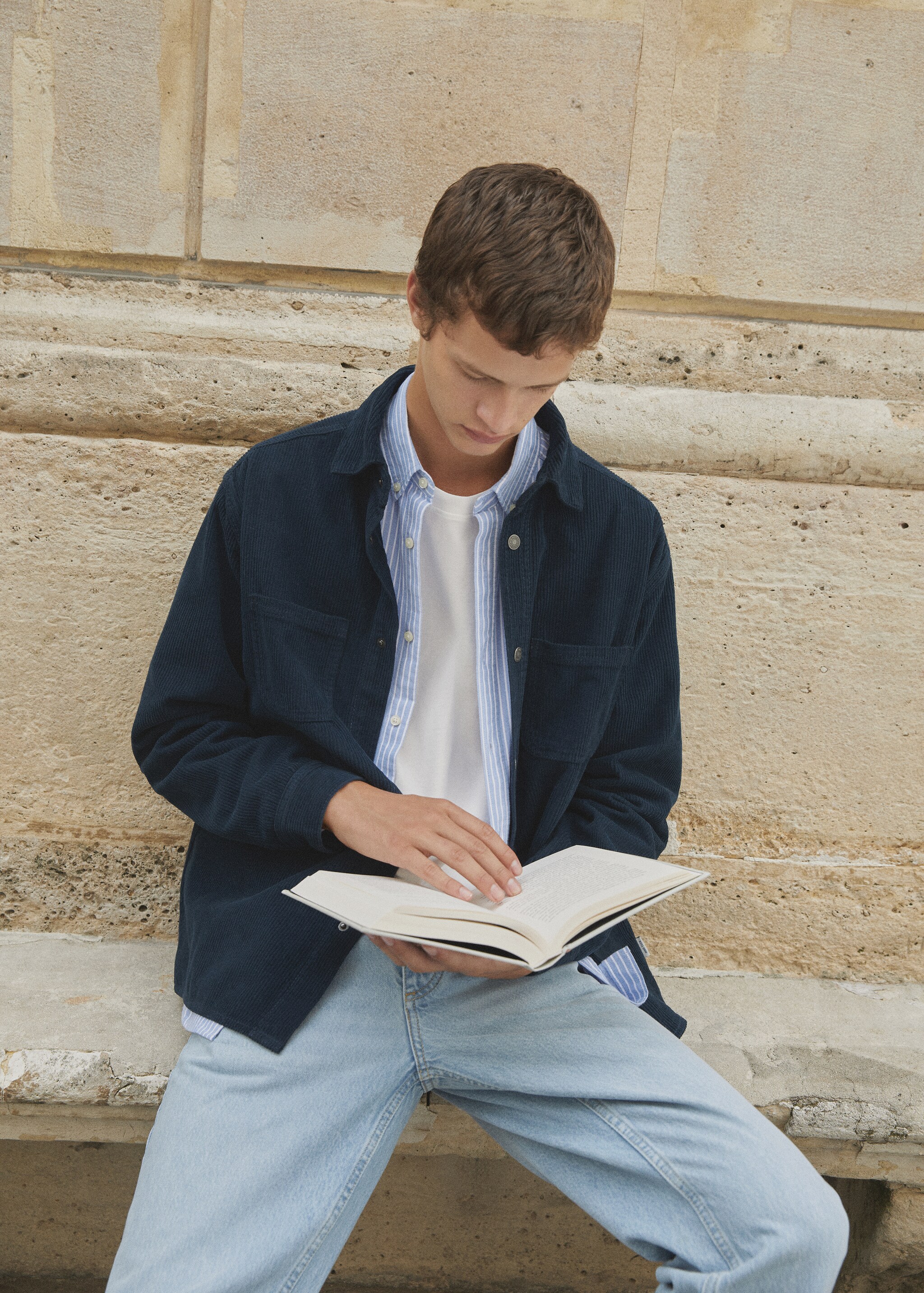 Corduroy overshirt - Details of the article 6