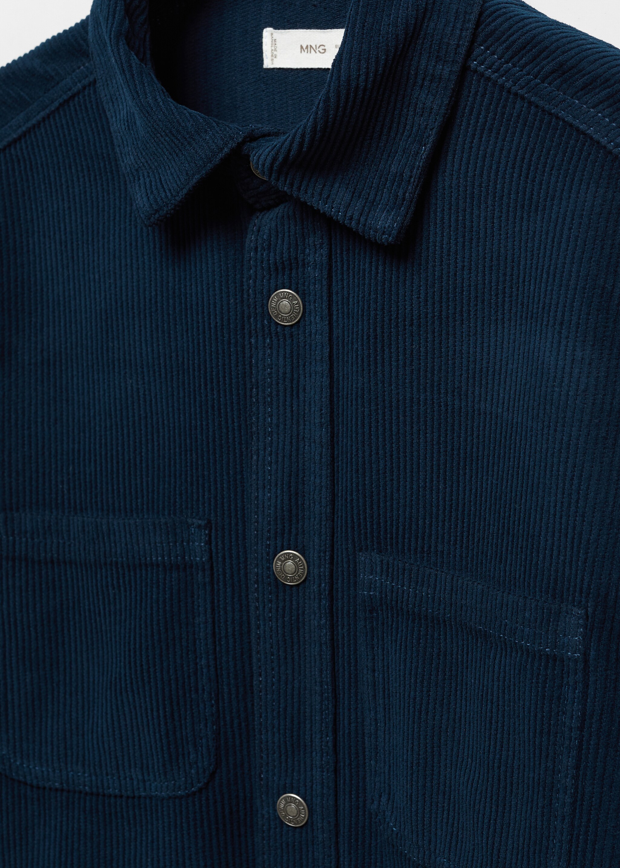 Corduroy overshirt - Details of the article 8