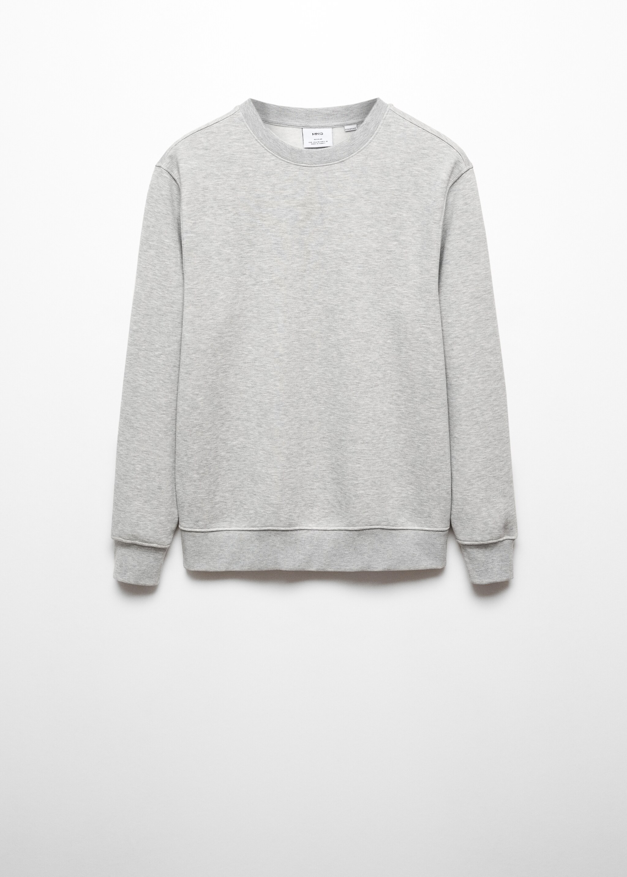 Lightweight cotton sweatshirt - Articol fără model