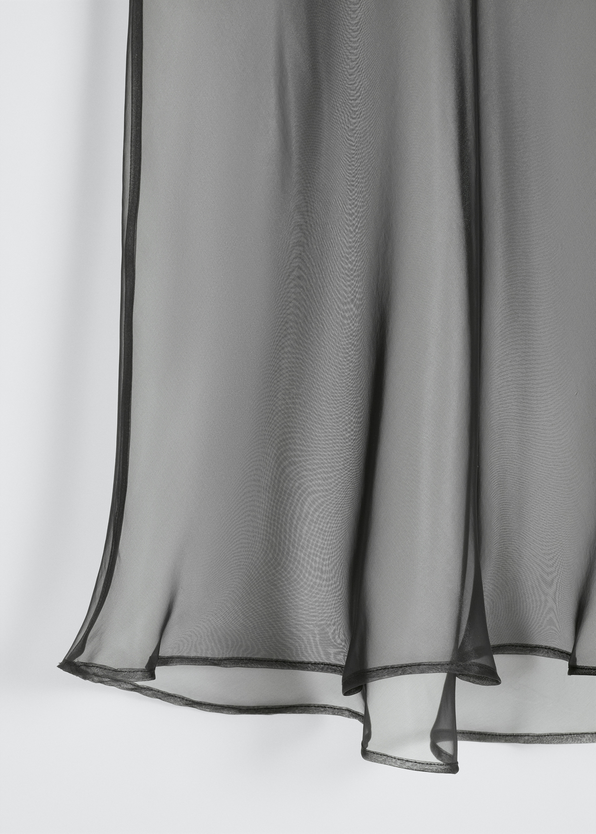 Прозрачная юбка миди - Деталь изделия 8