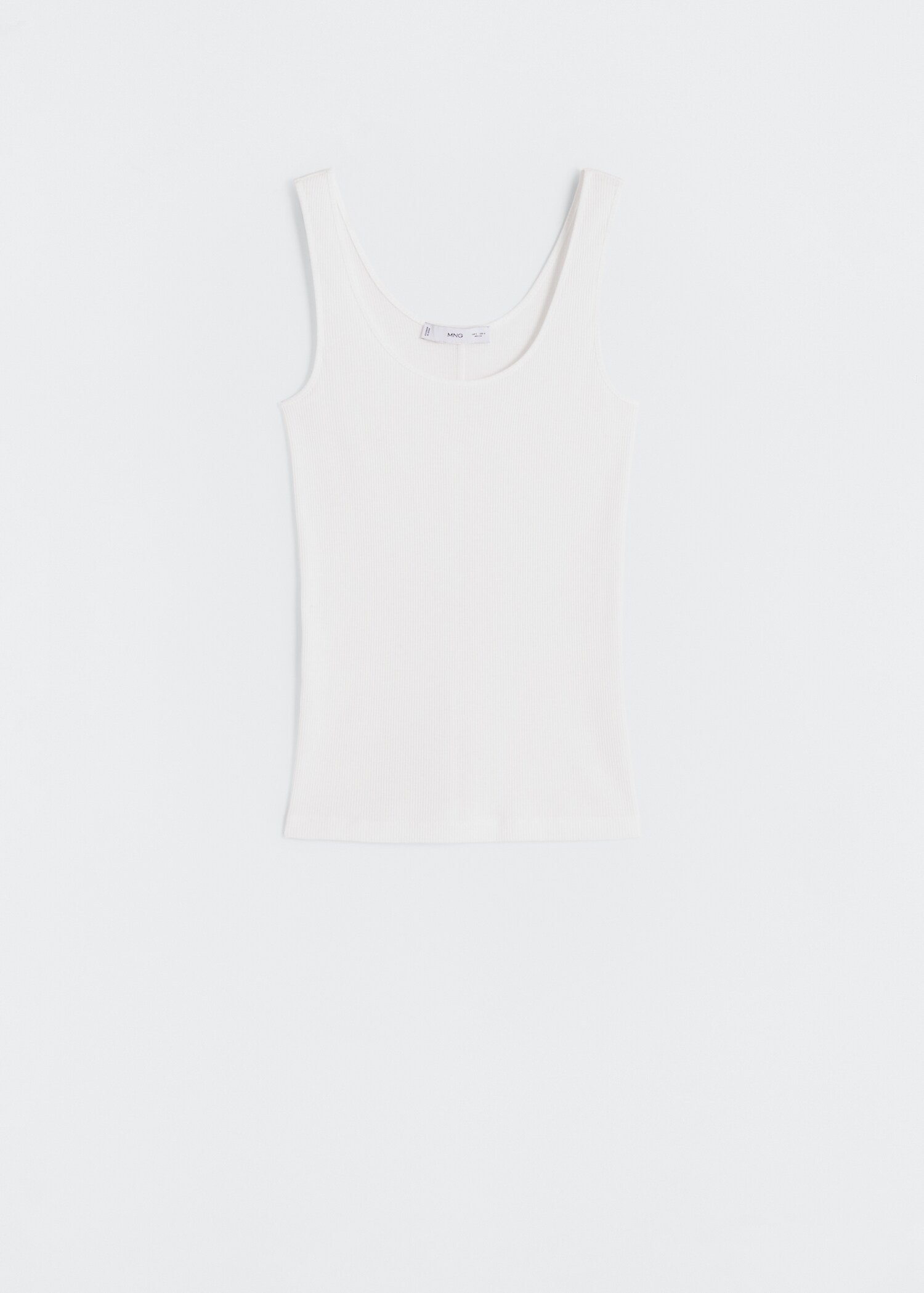 Top with back seam  - Article without model