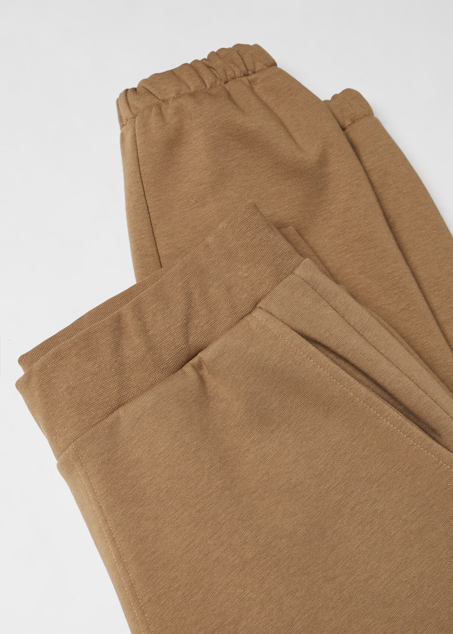 Cotton jogger-style trousers - Details of the article 8