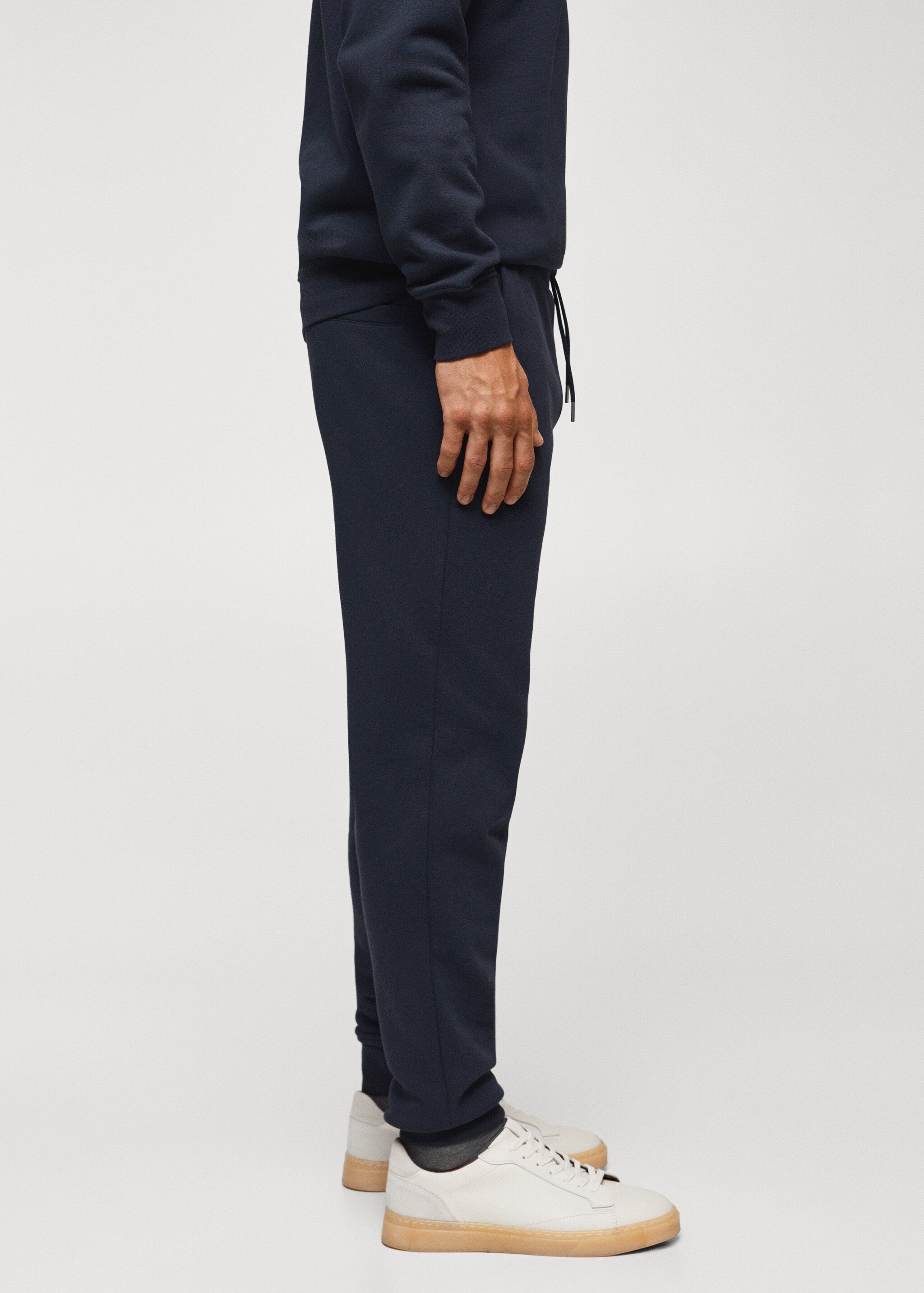 Cotton jogger-style trousers - Λεπτομέρεια του προϊόντος 4