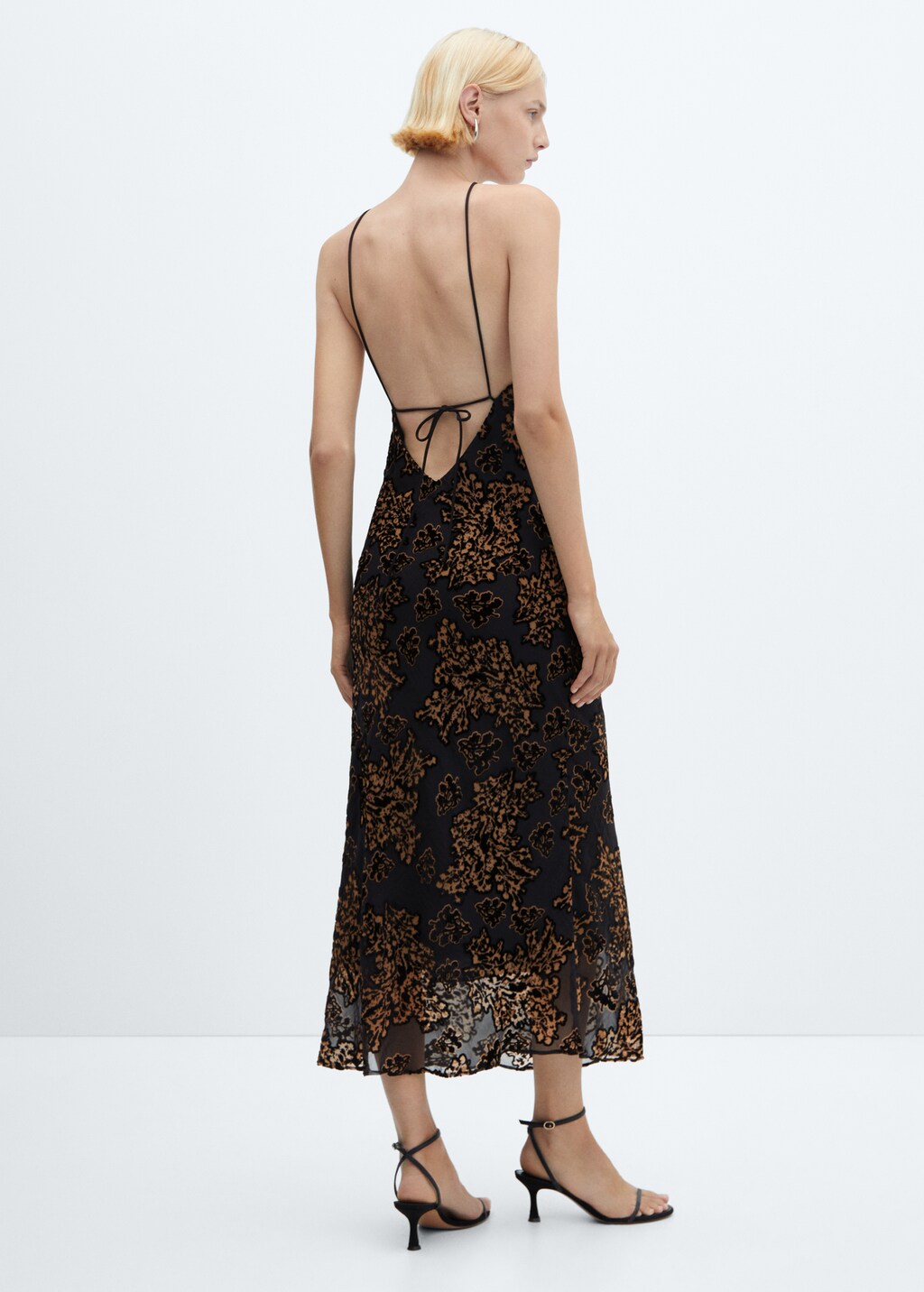 Textured jacquard dress - Women | MANGO Japan