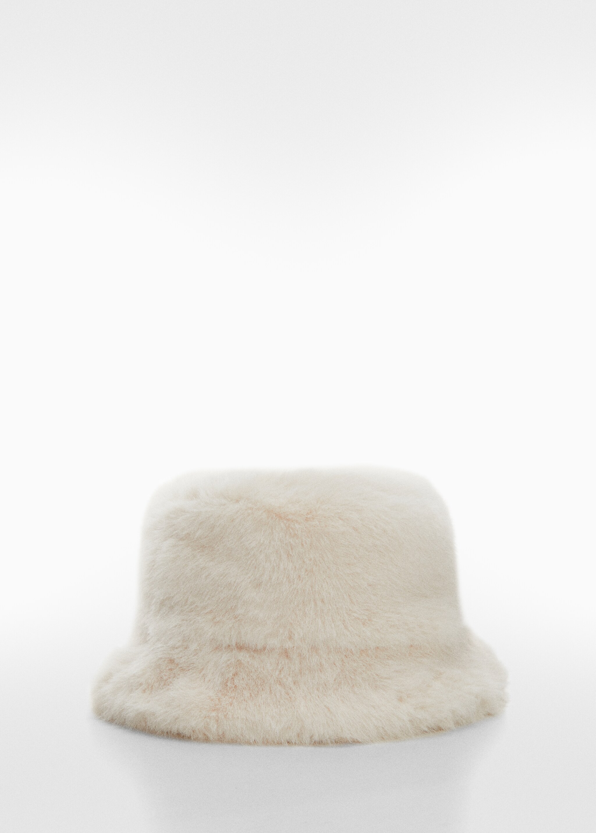 Fur-effect bucket hat - Artikel zonder model