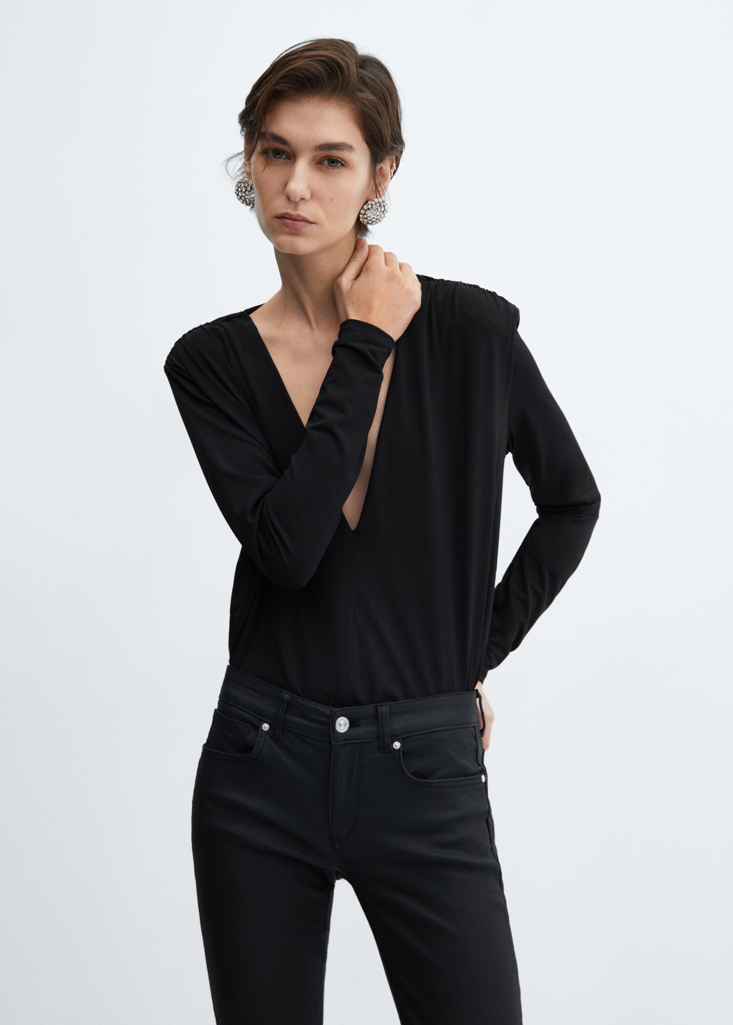Jean skinny push-up enduit - Détail de l'article 1