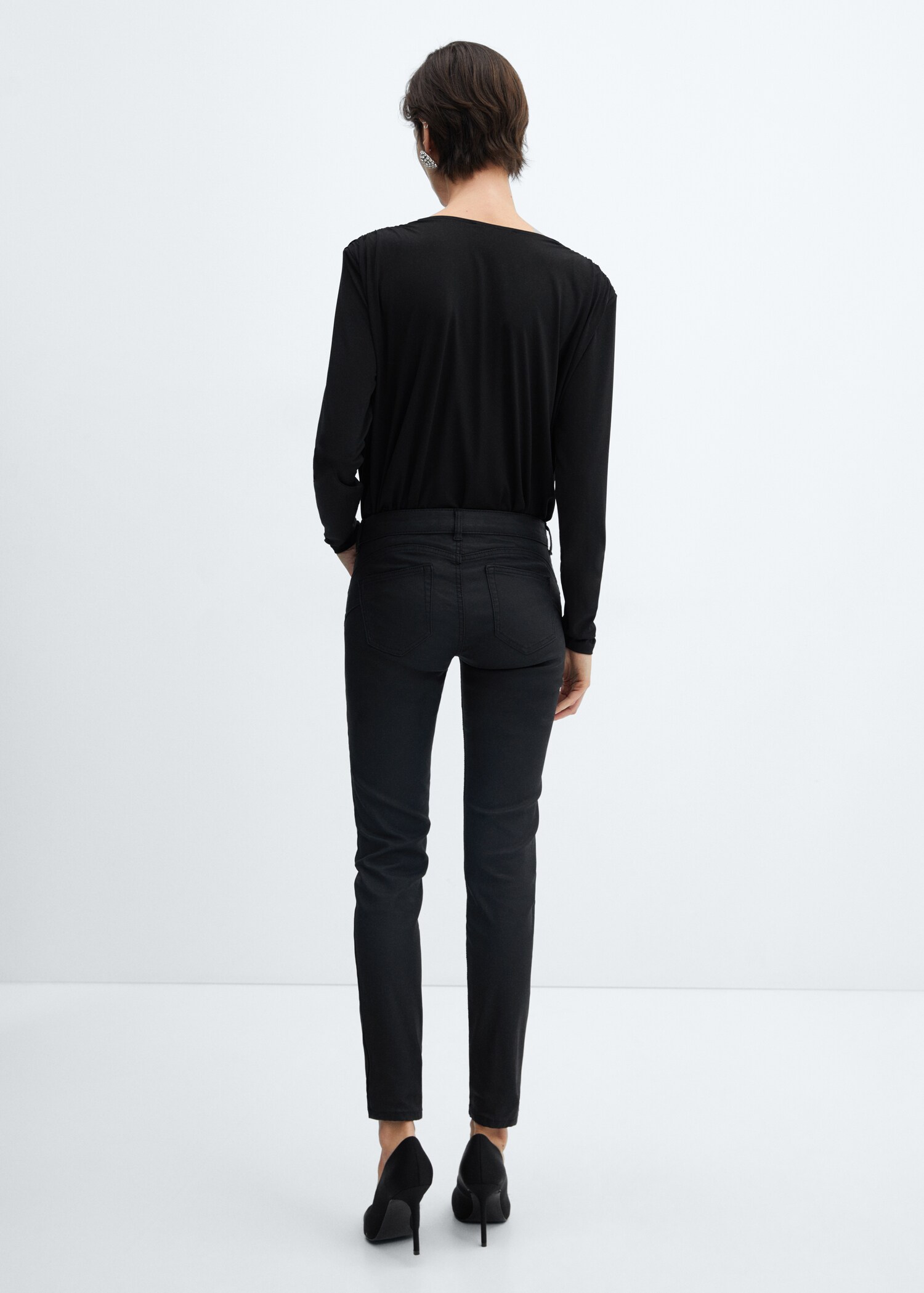 Jean skinny push-up enduit - Verso de l’article