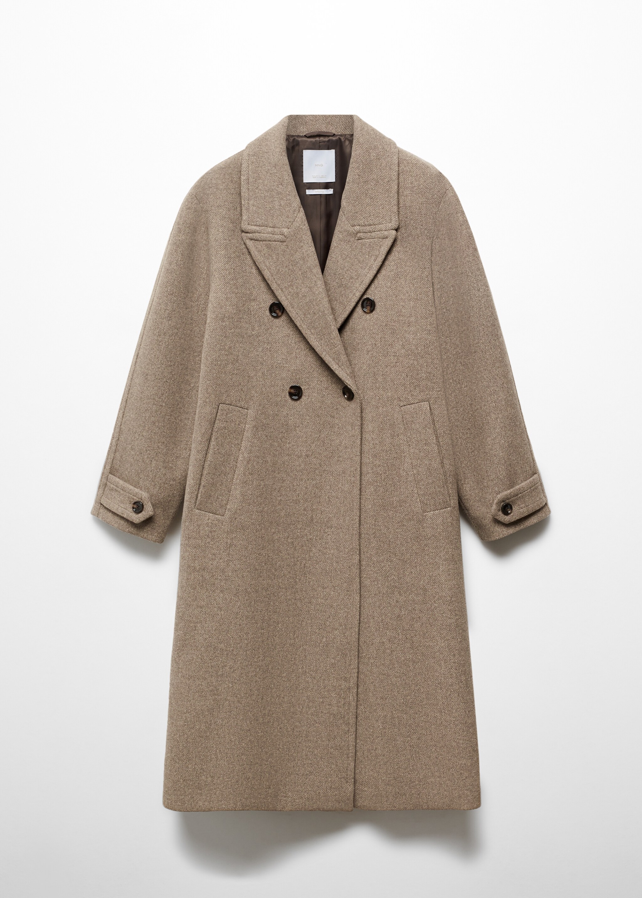 Oversize wool coat - Article without model