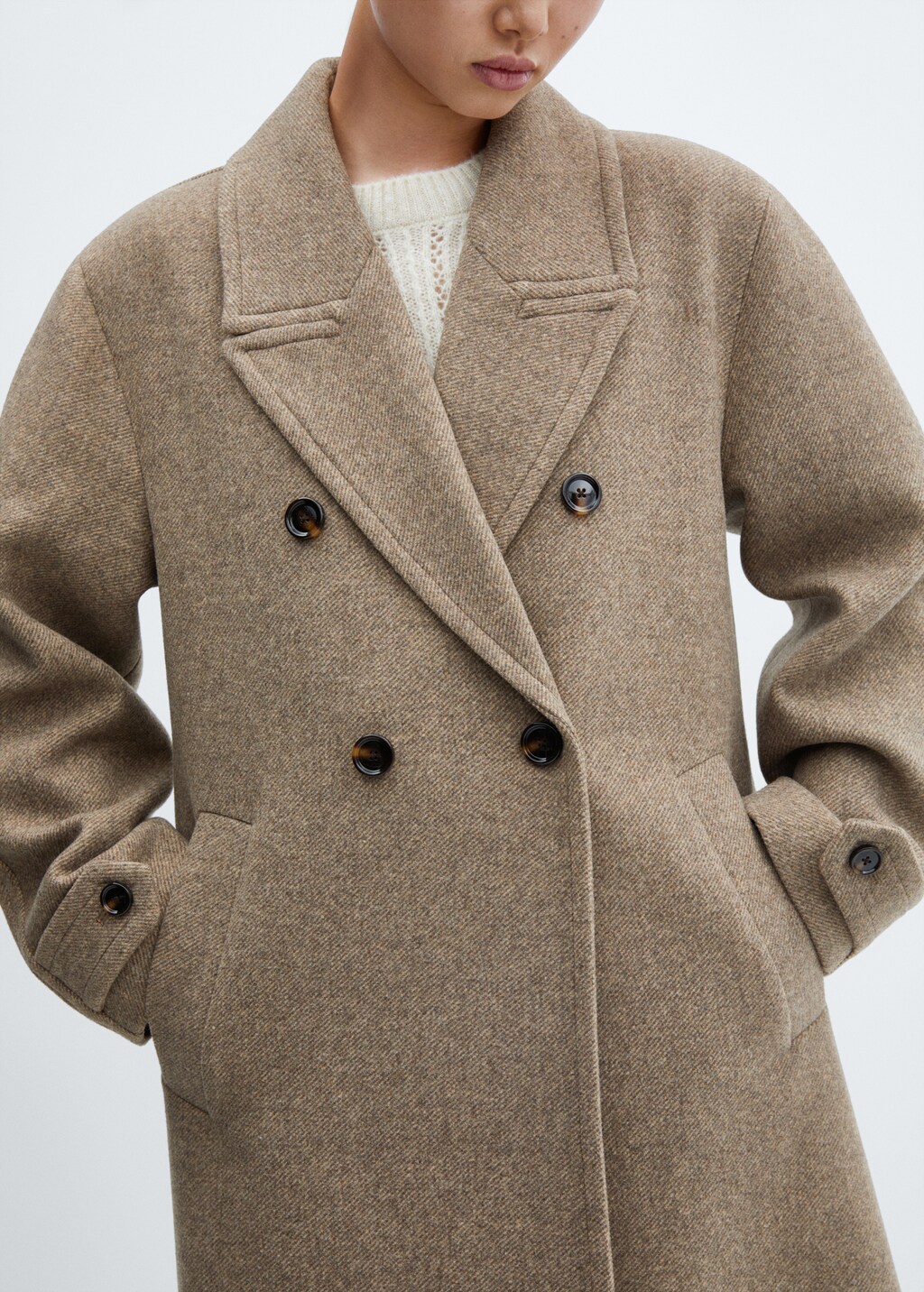 Oversize wool coat - Women | MANGO China Oversize wool coat - Women | MANGO China