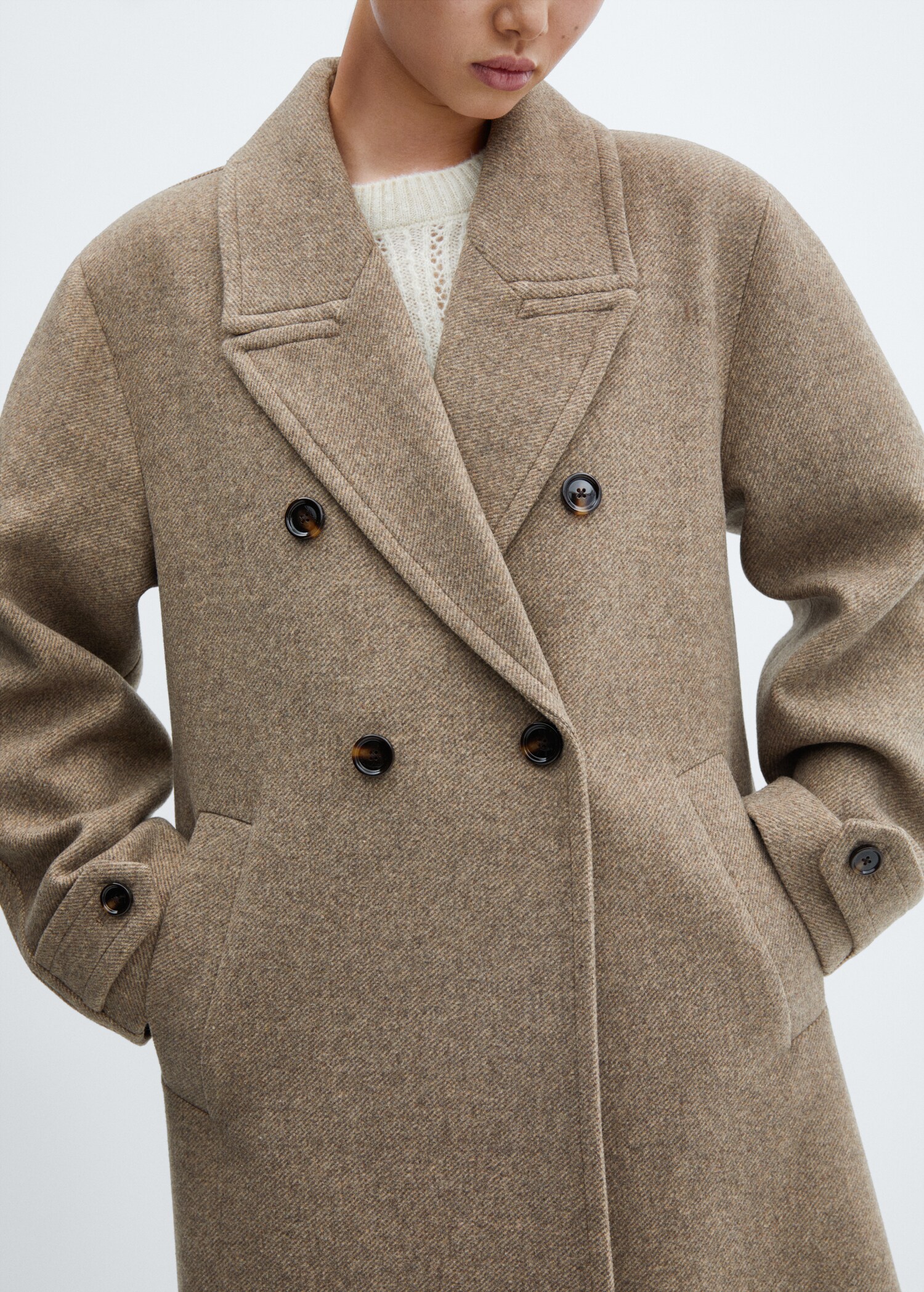 Manteau laine oversize - Détail de l'article 6