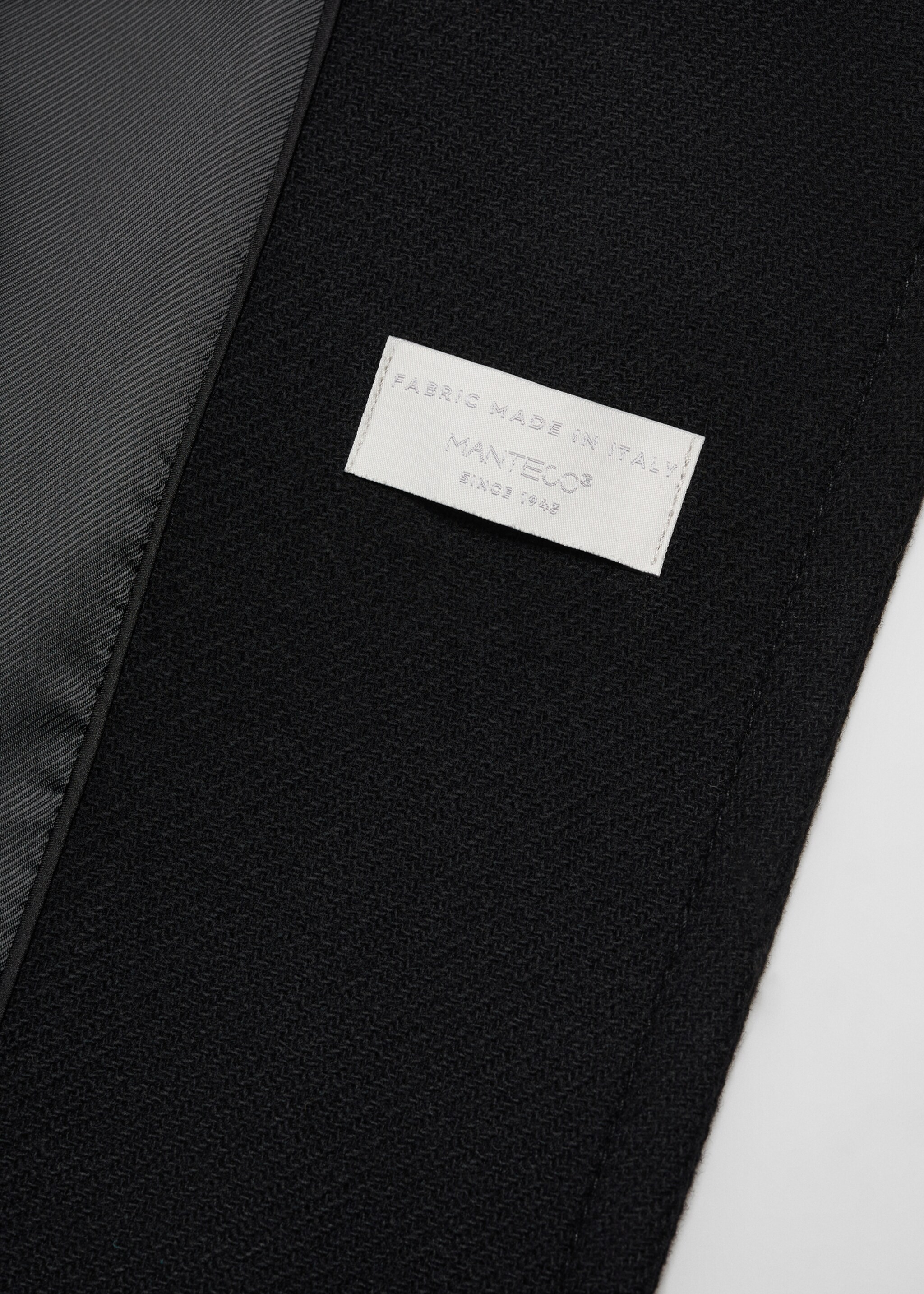 Maxi lapel Manteco wool coat - Details of the article 0