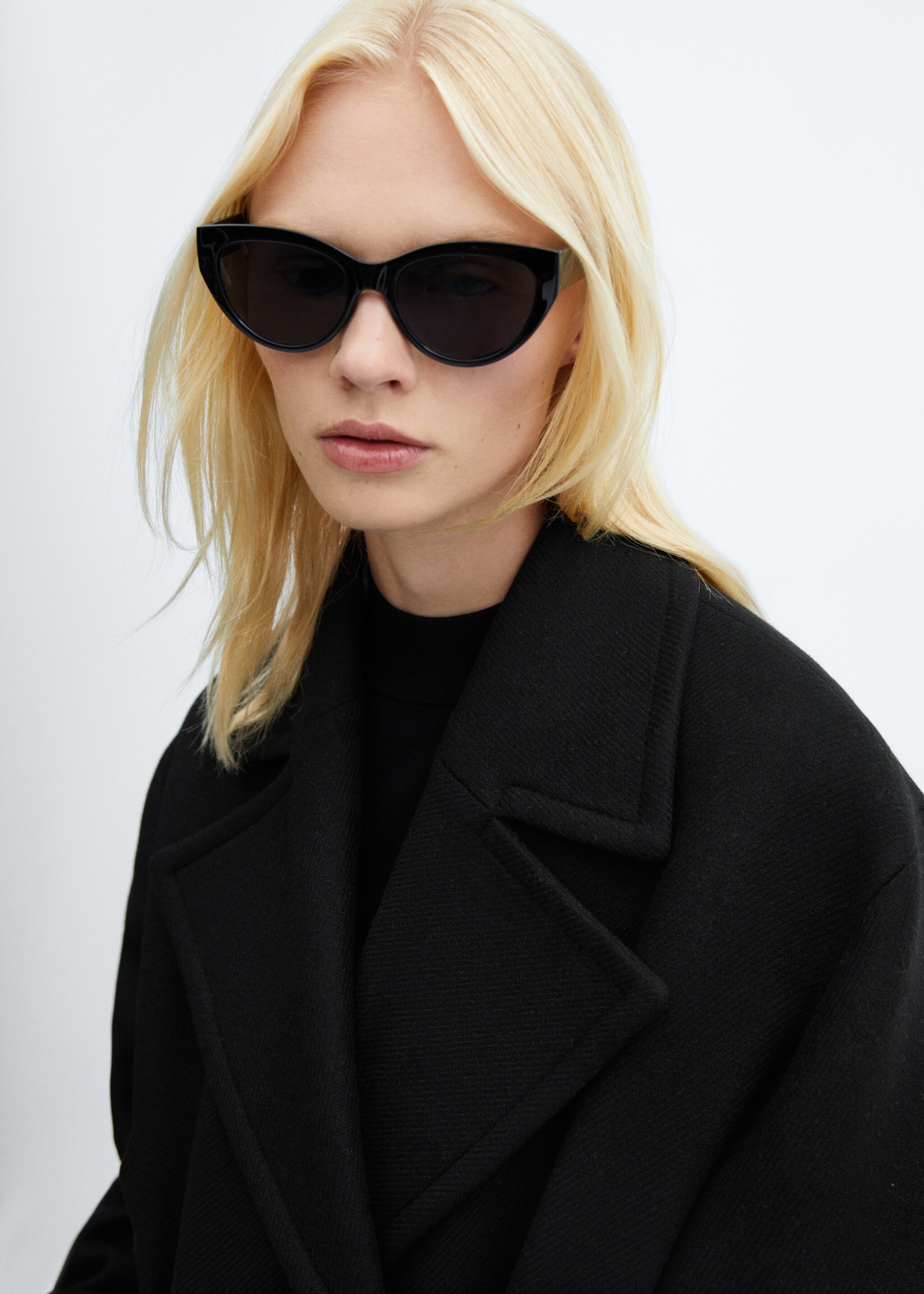 Maxi lapel Manteco wool coat - Details of the article 1