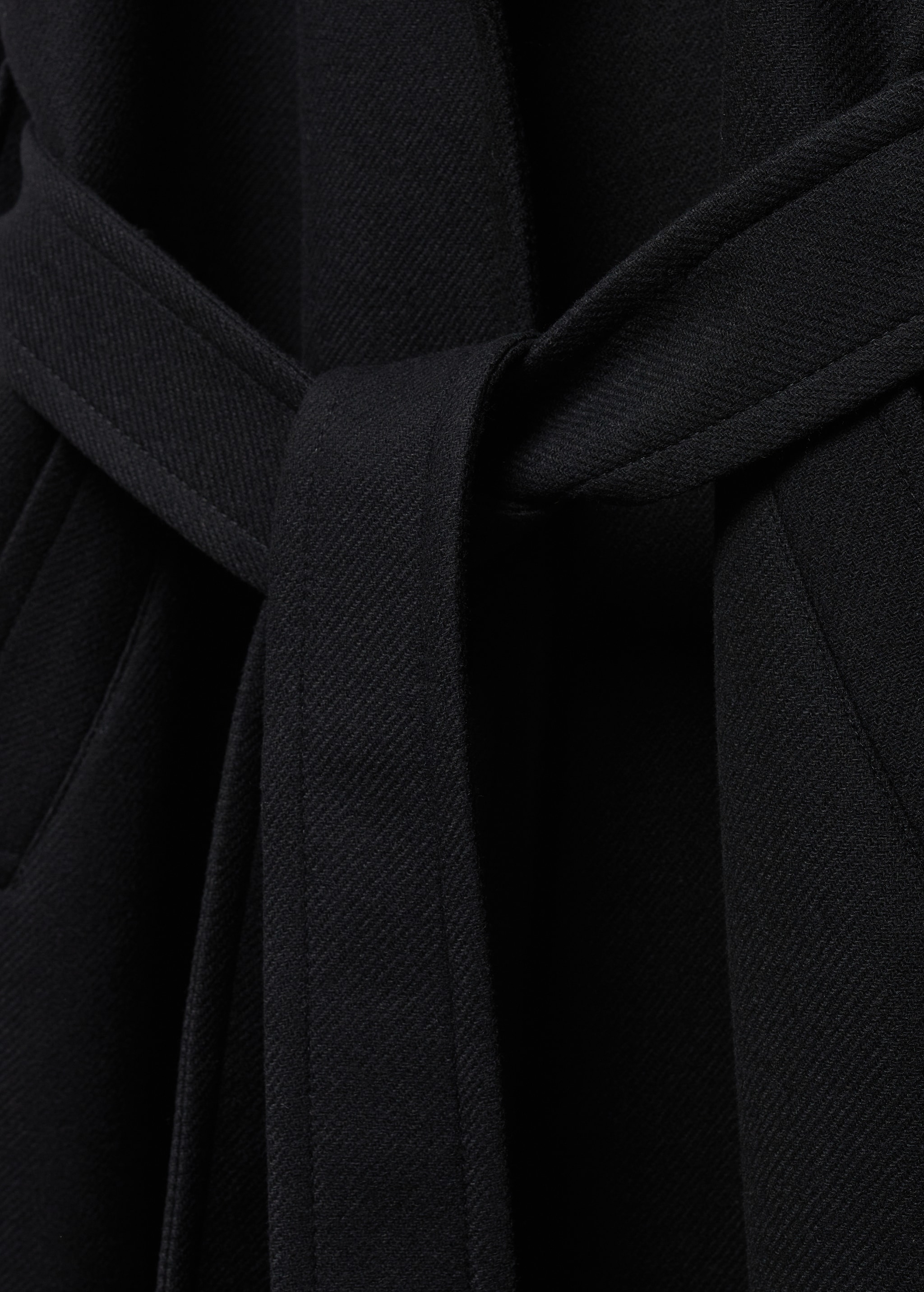 Maxi lapel Manteco wool coat - Details of the article 8