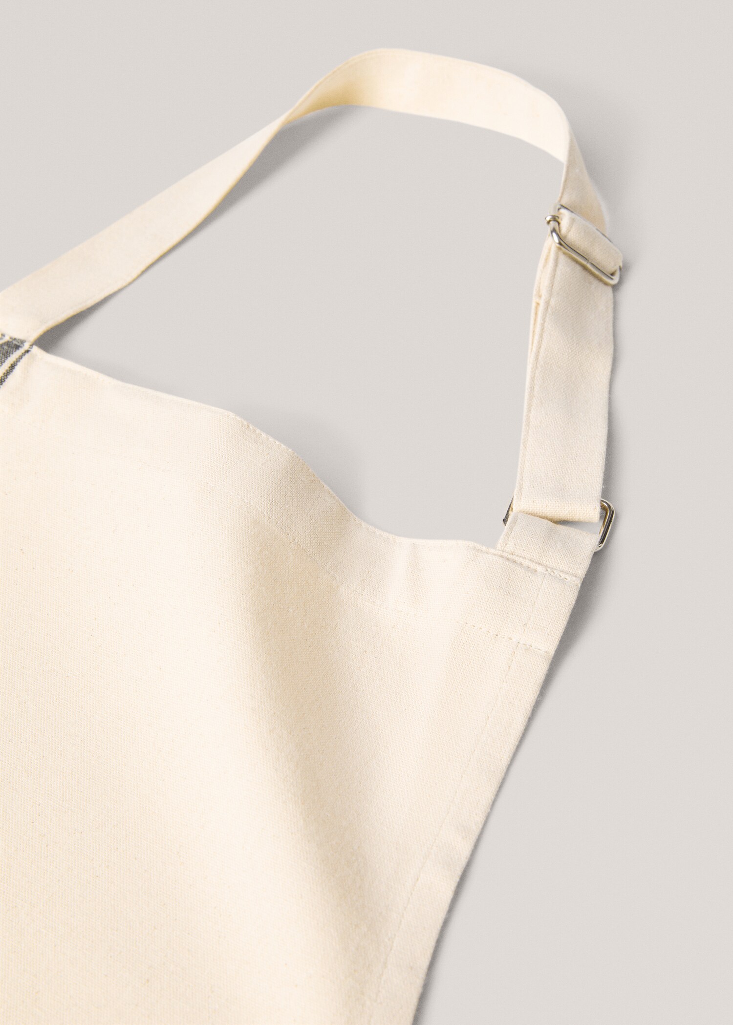 Apron with stripe detail  - Details of the article 1