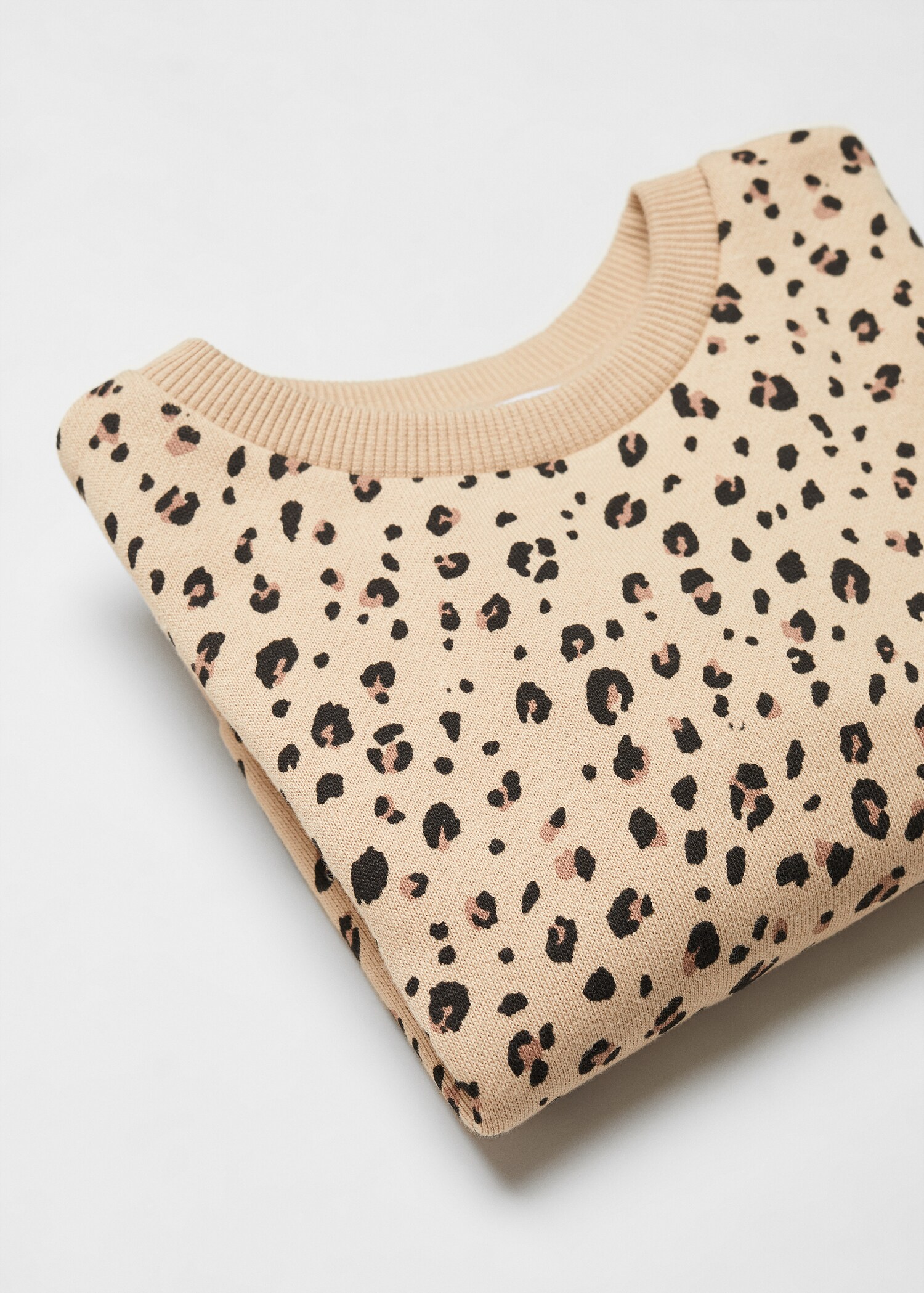 Leopard cotton sweatshirt - Details of the article 0