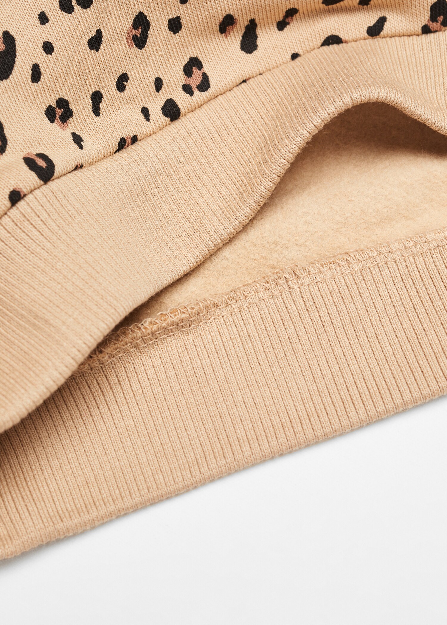 Leopard cotton sweatshirt - Details of the article 1
