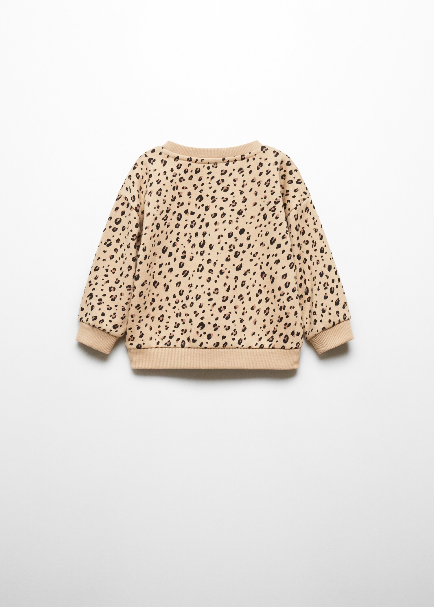 Leopard cotton sweatshirt - Reverse of the article