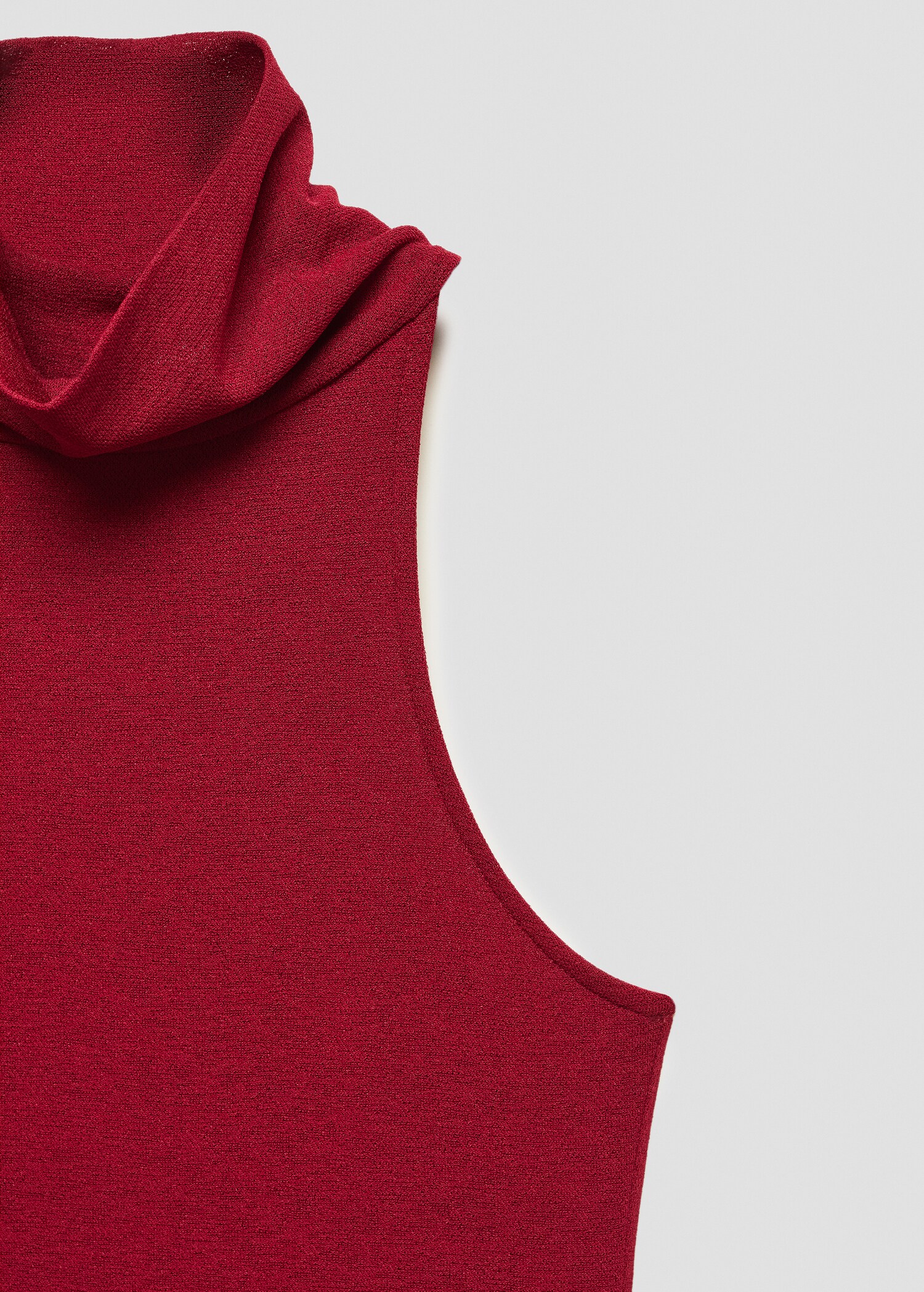 Vestido midi cuello alto - Detalle del artículo 8