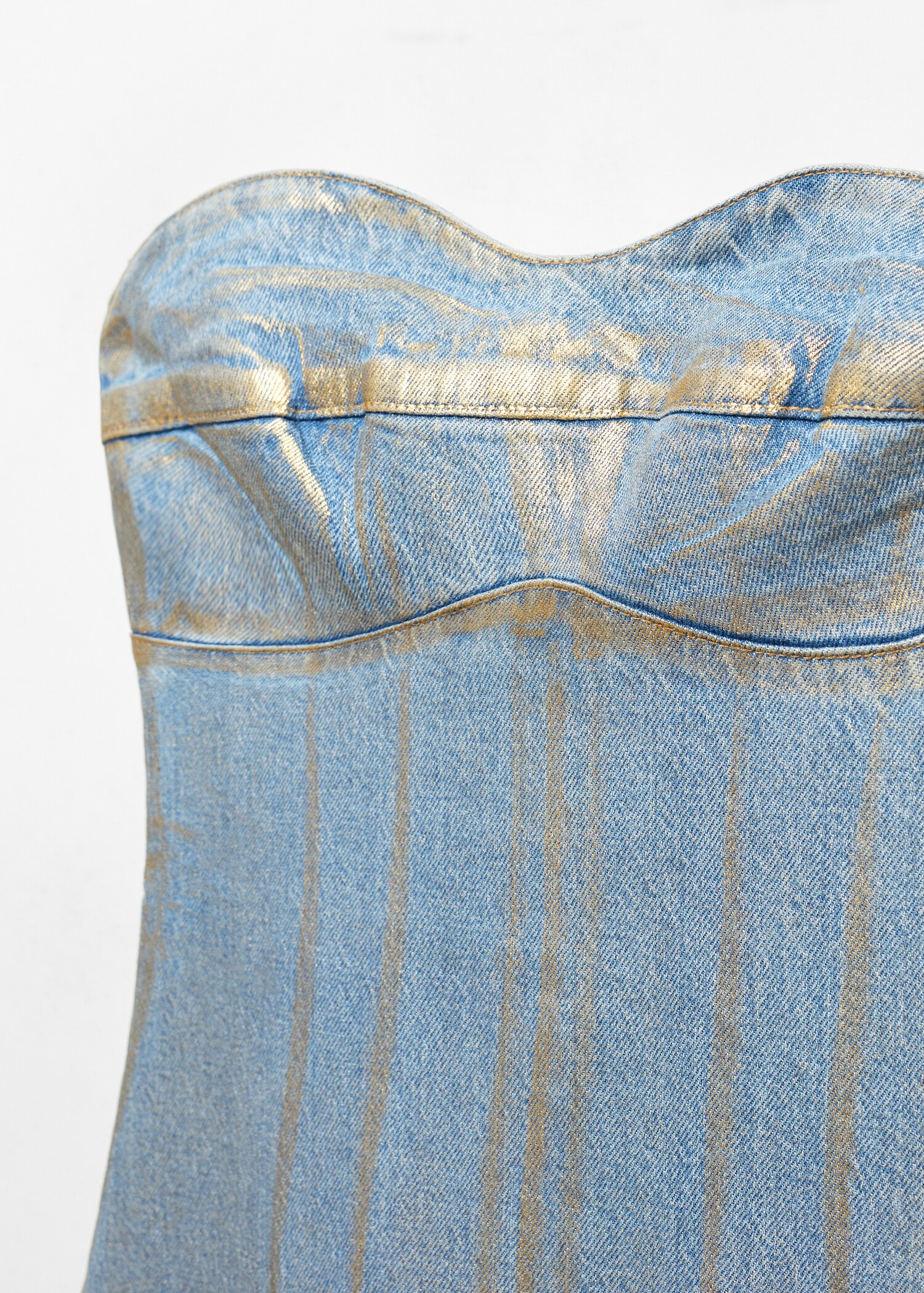 Denim foil dress - Details of the article 8