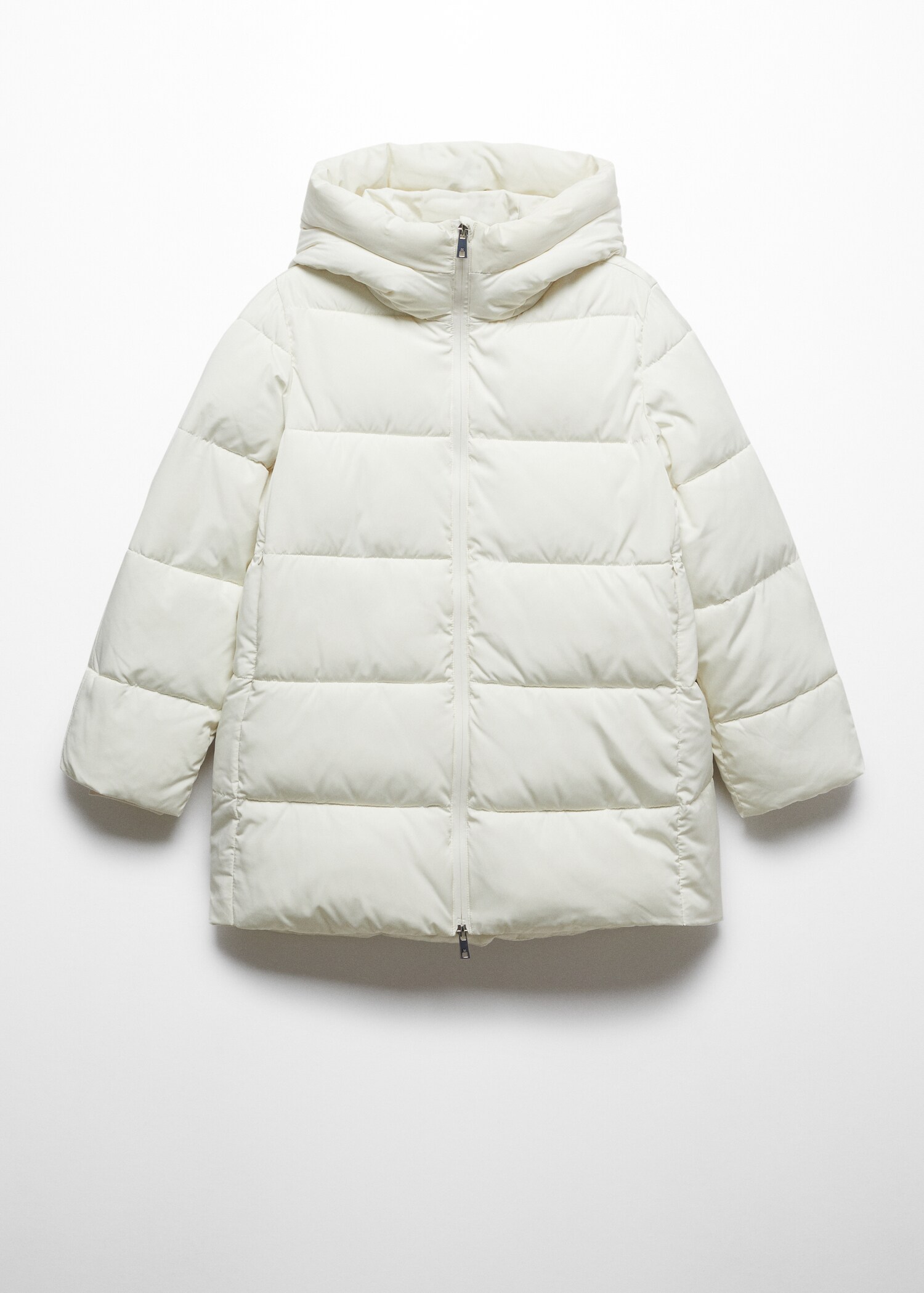 Hood quilted coat - Article without model