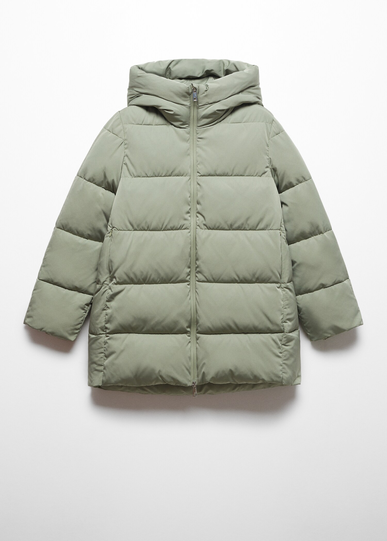 Hood quilted coat - Article without model