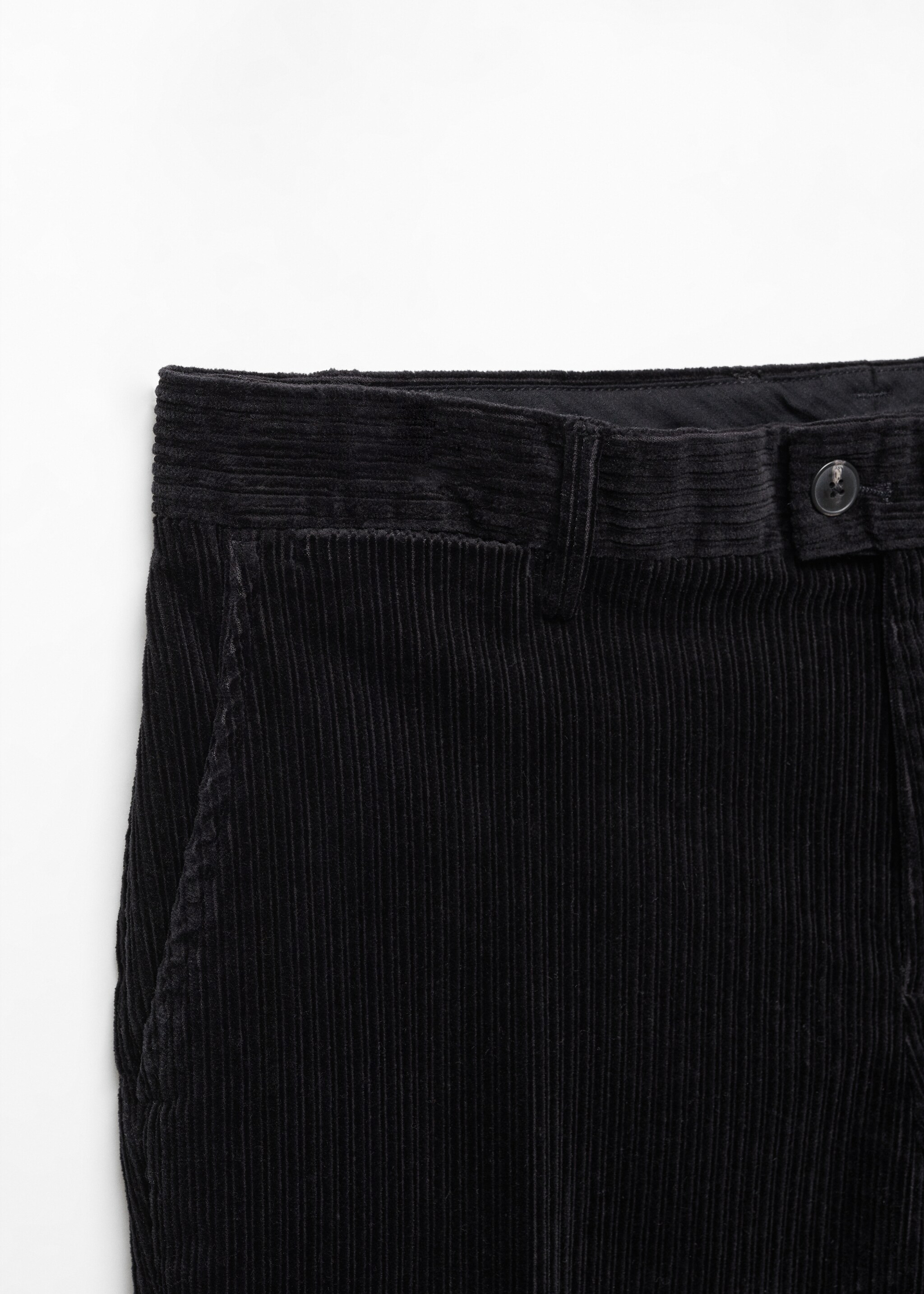 Slim fit corduroy trousers - Details of the article 8