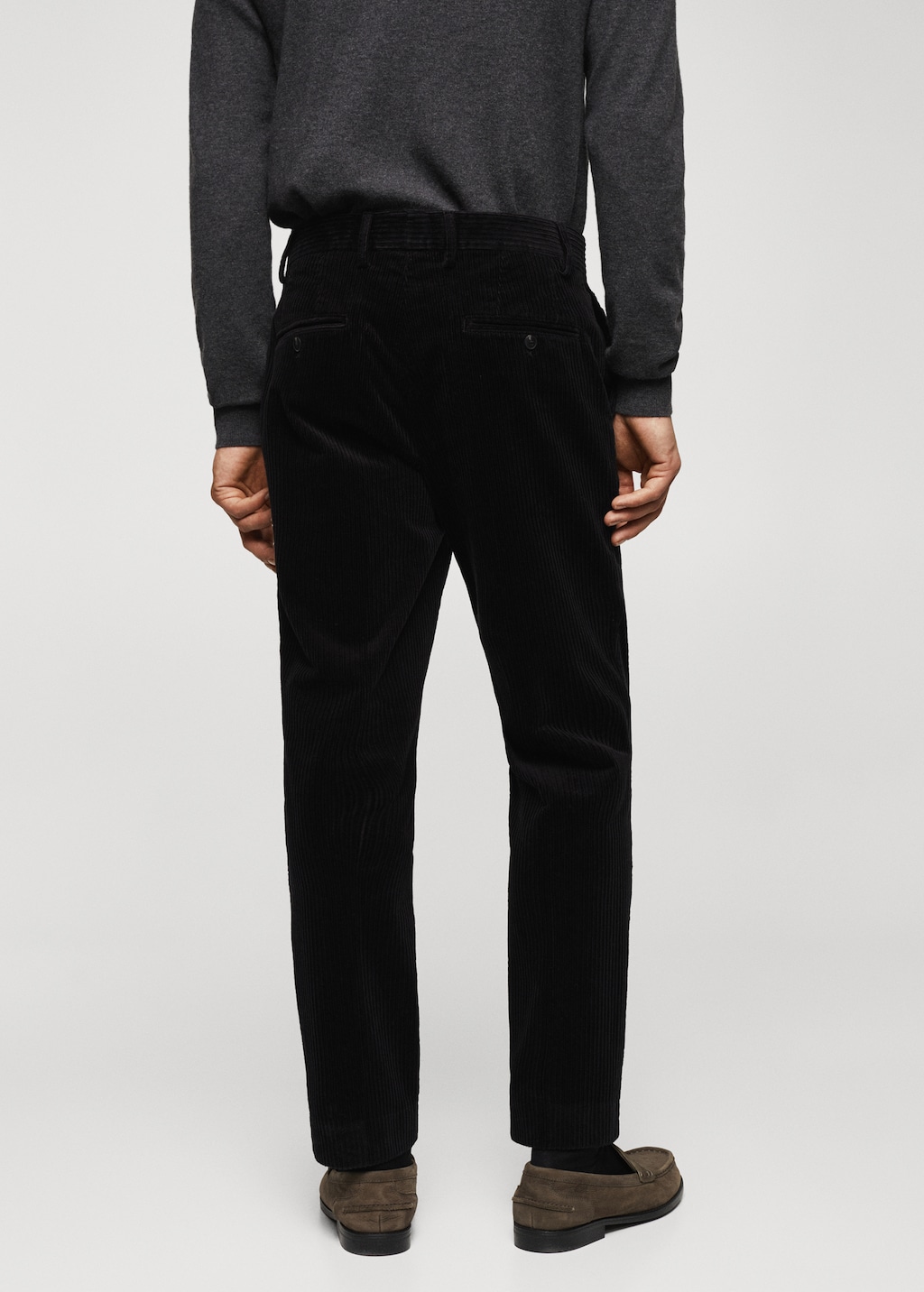 D.TT.K / CORDUROY WORK TROUSERS (BLK)