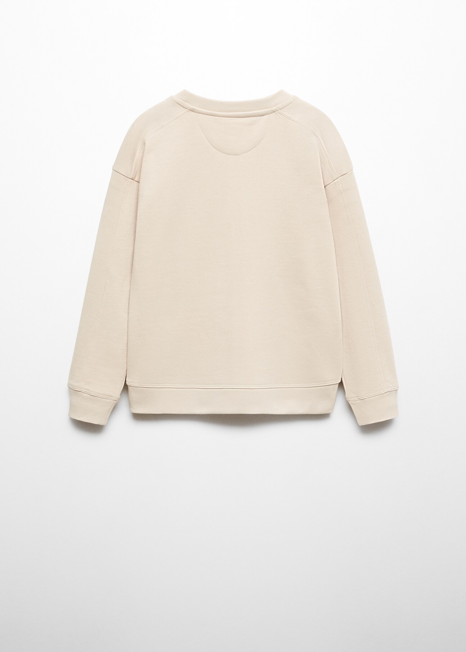 Printed message sweatshirt - Reverse of the article