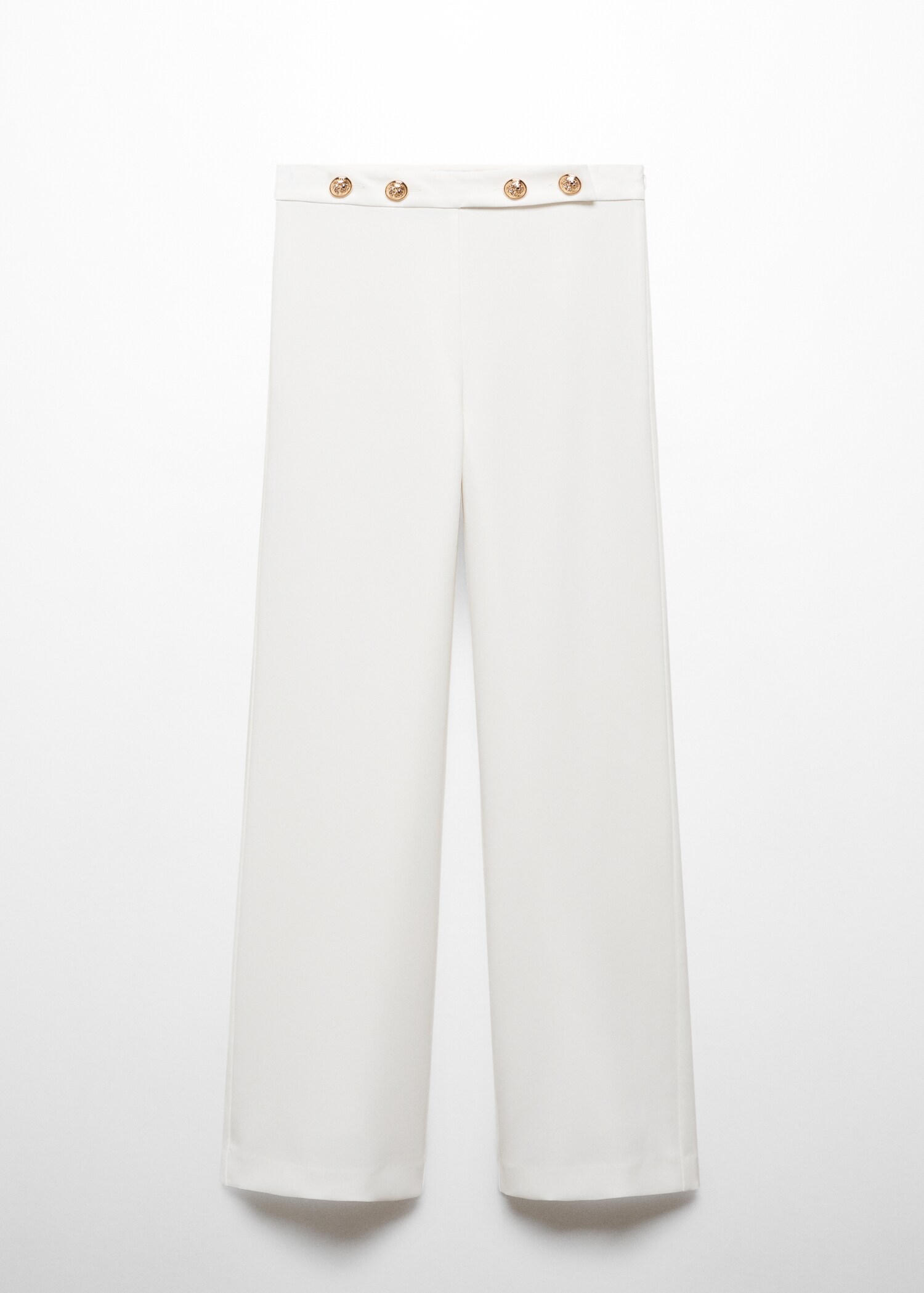 Trousers with waist button  - Article without model