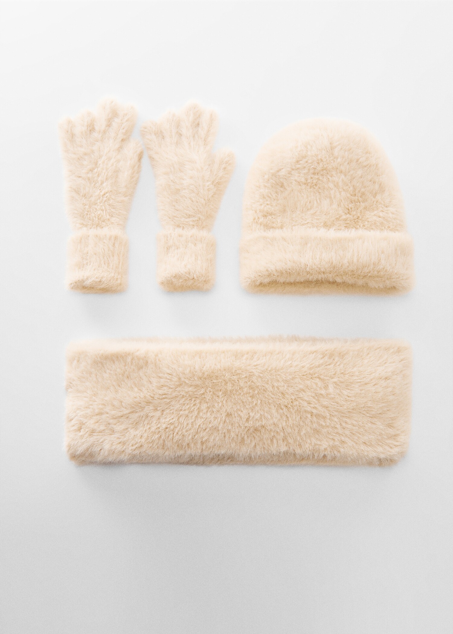 Gants fausse fourrure - Détail de l'article 1