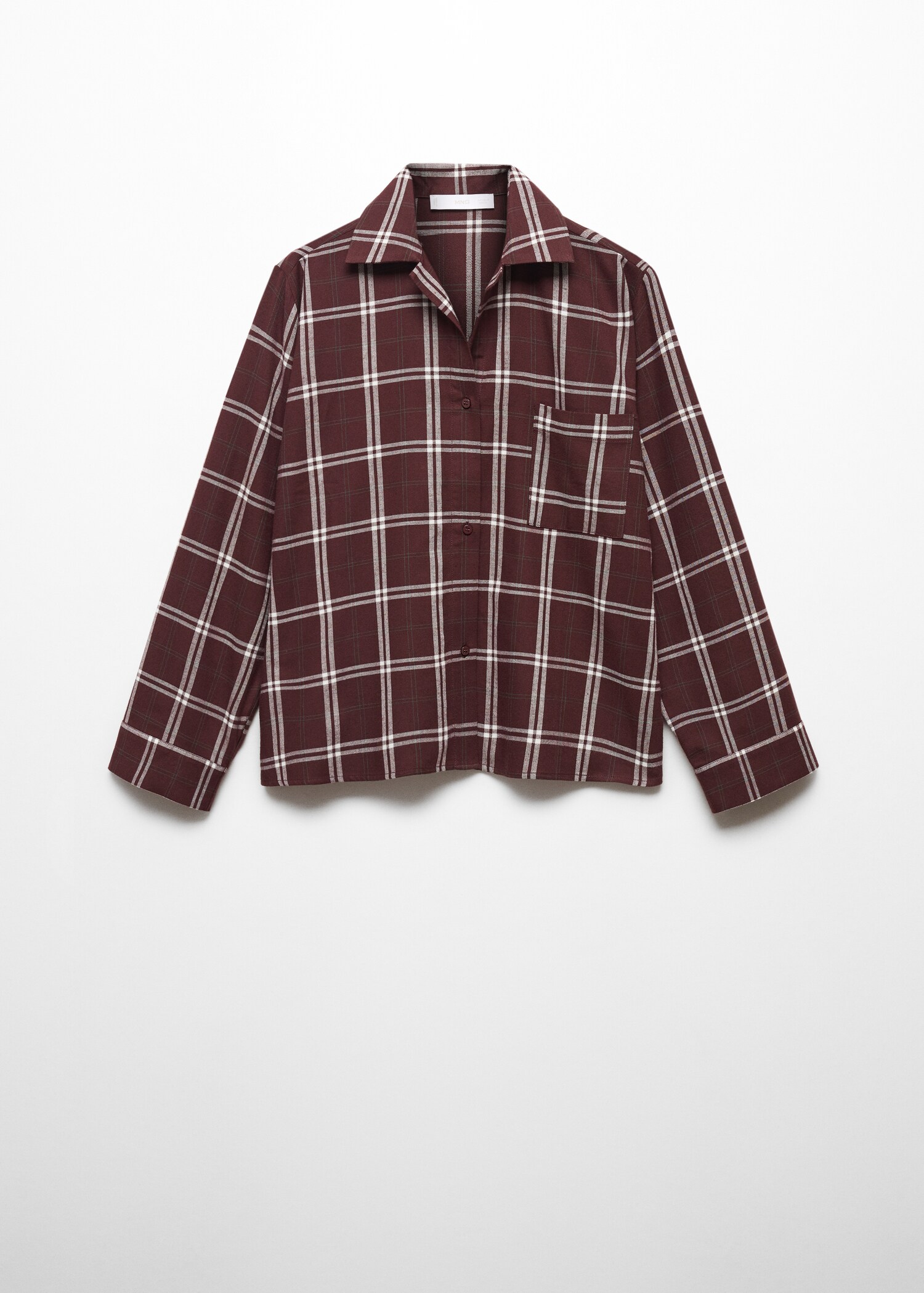 Camisa pijama cuadros franela - Artículo sin modelo