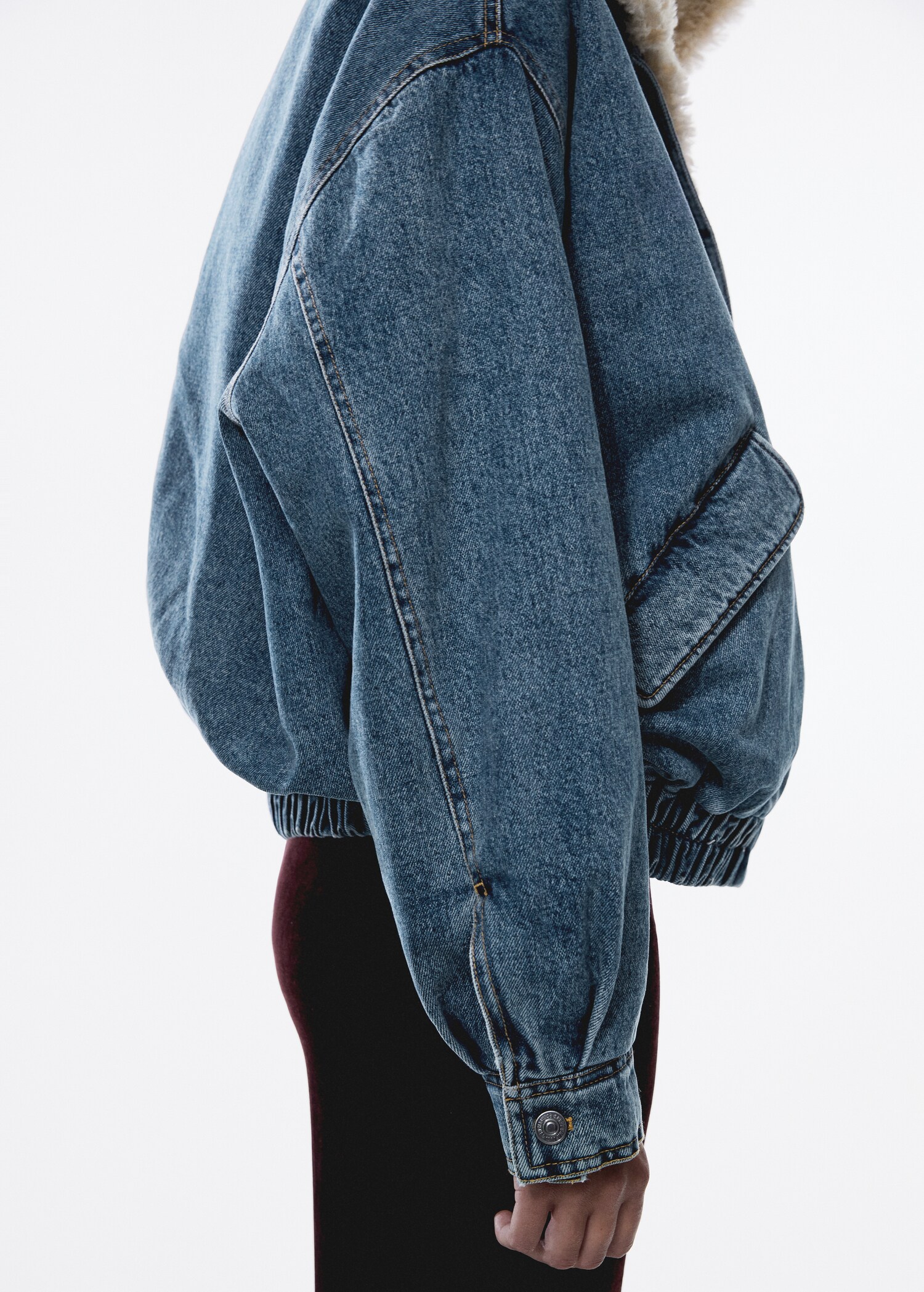 Chaqueta bomber vaquera borreguito - Detalle del artículo 6