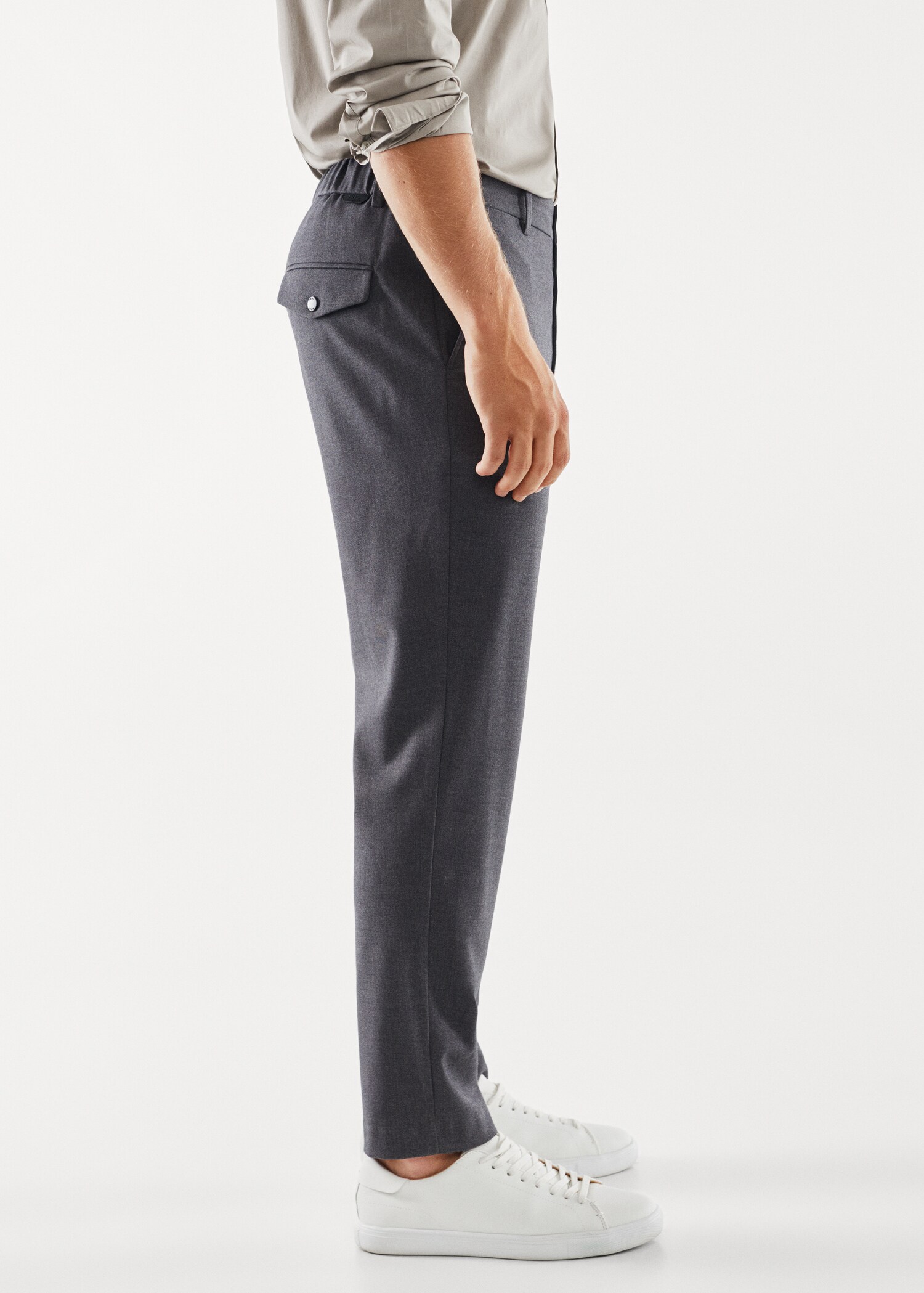 Pantalon slim fit tissu technique - Détail de l'article 4