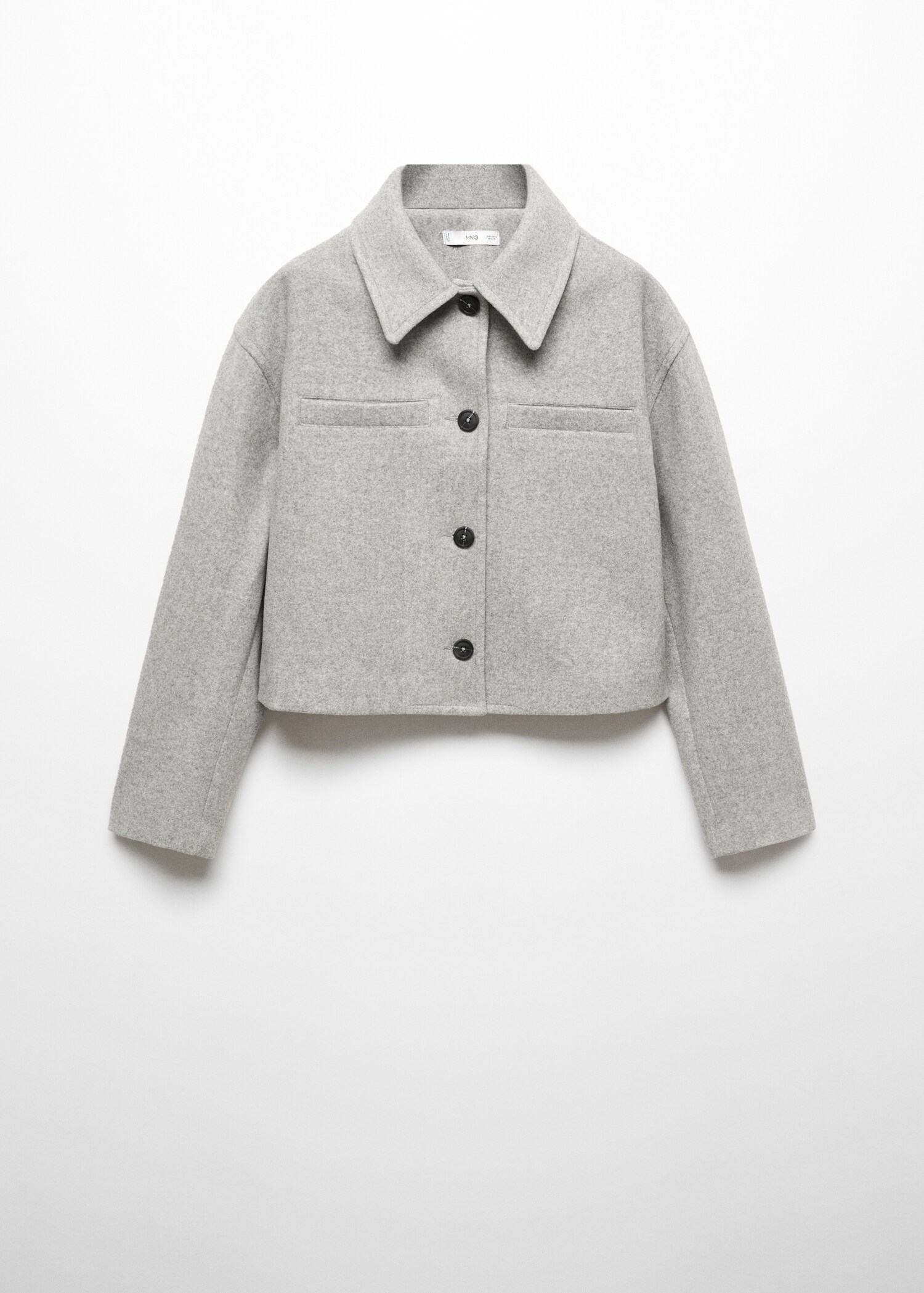 Buttoned jacket with pockets - Article without model