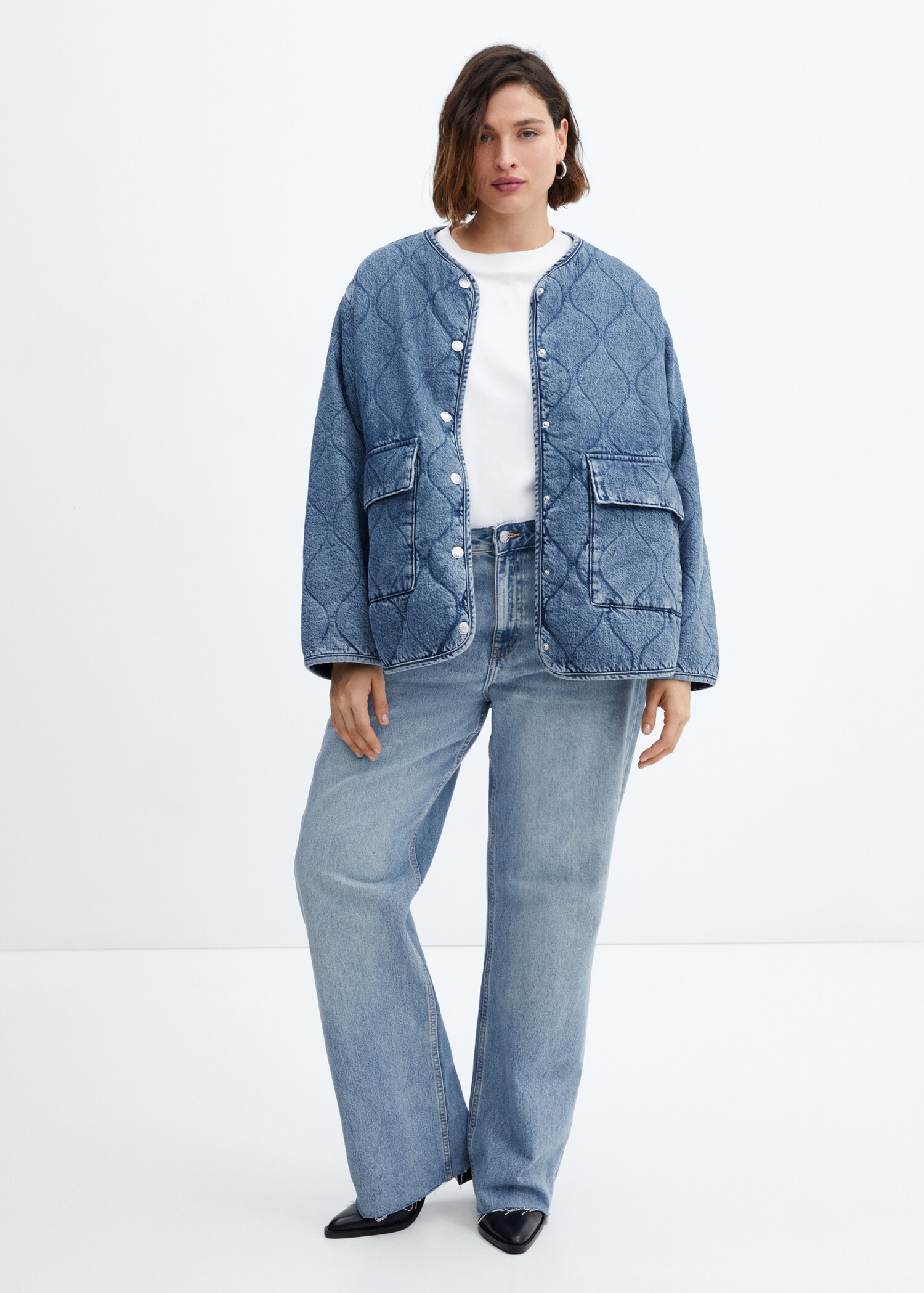 Veste matelassée denim - Détail de l'article 3