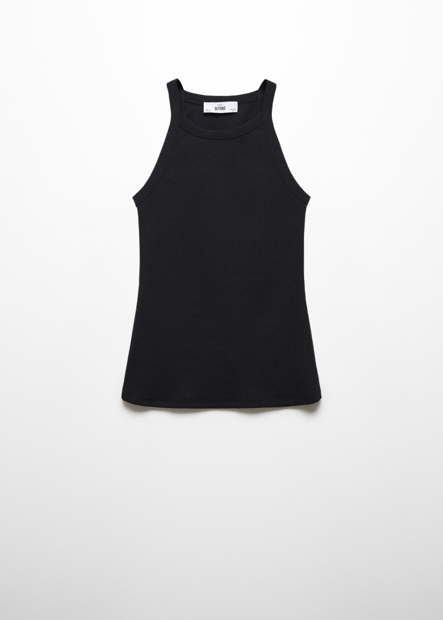 Top punto cuello halter - Artículo sin modelo