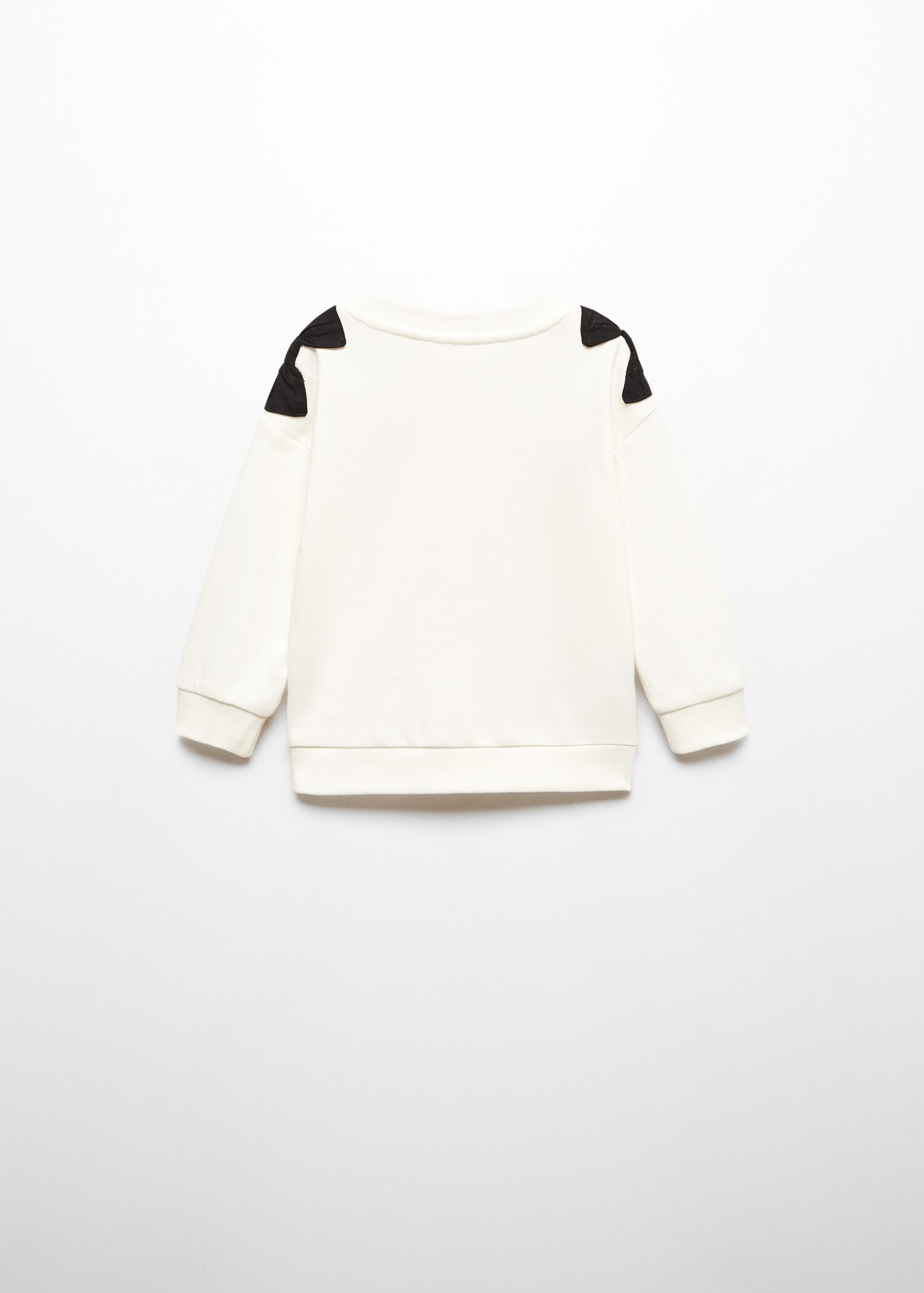 Sudadera algodón lazos - Reverso del artículo