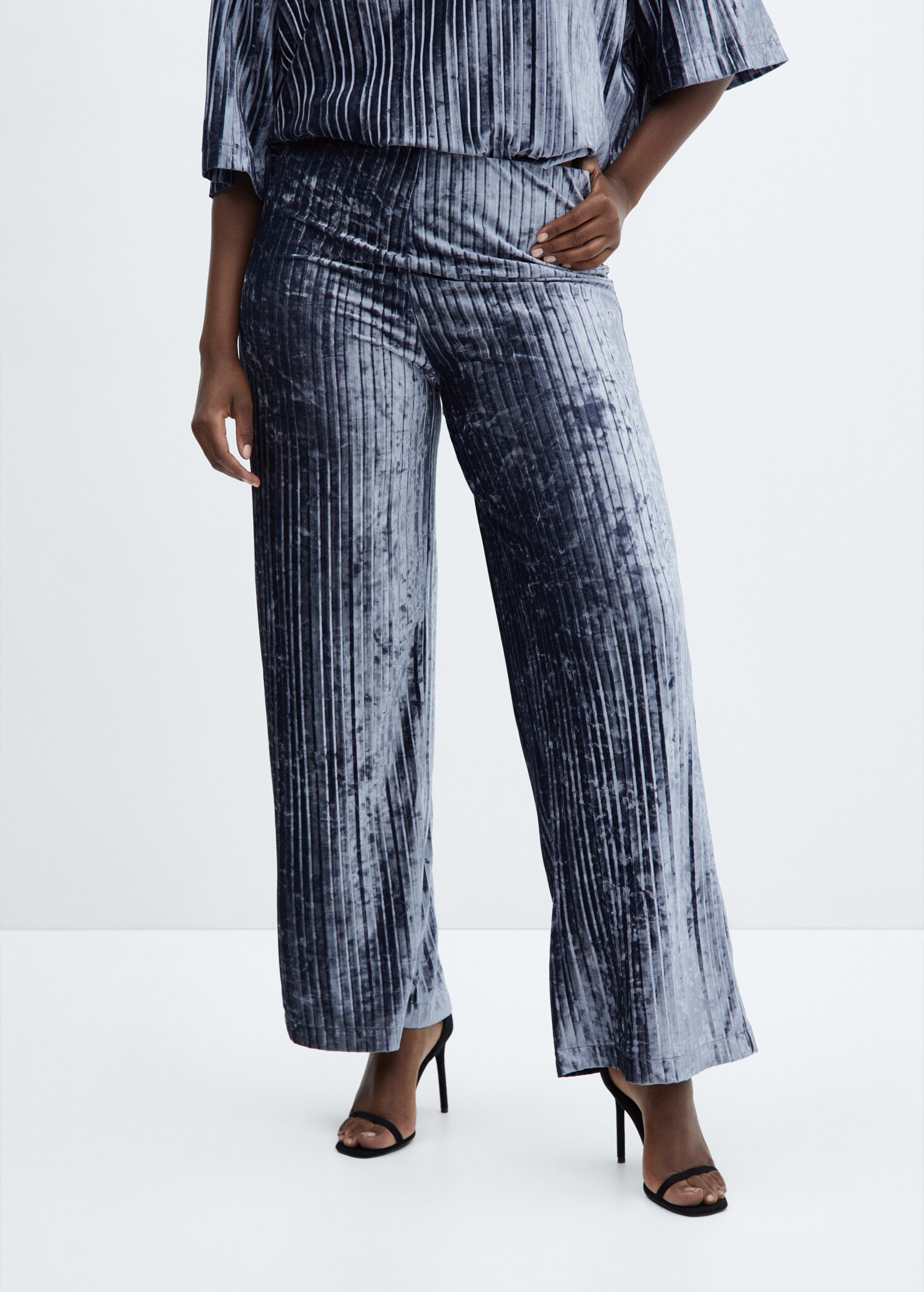 Pantalón plisado terciopelo - Detalle del artículo 5