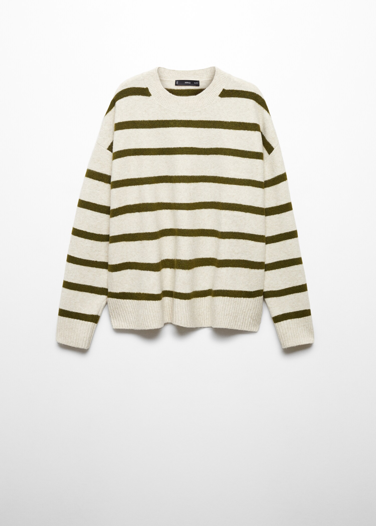Pull-over rayé col rond - Article sans modèle