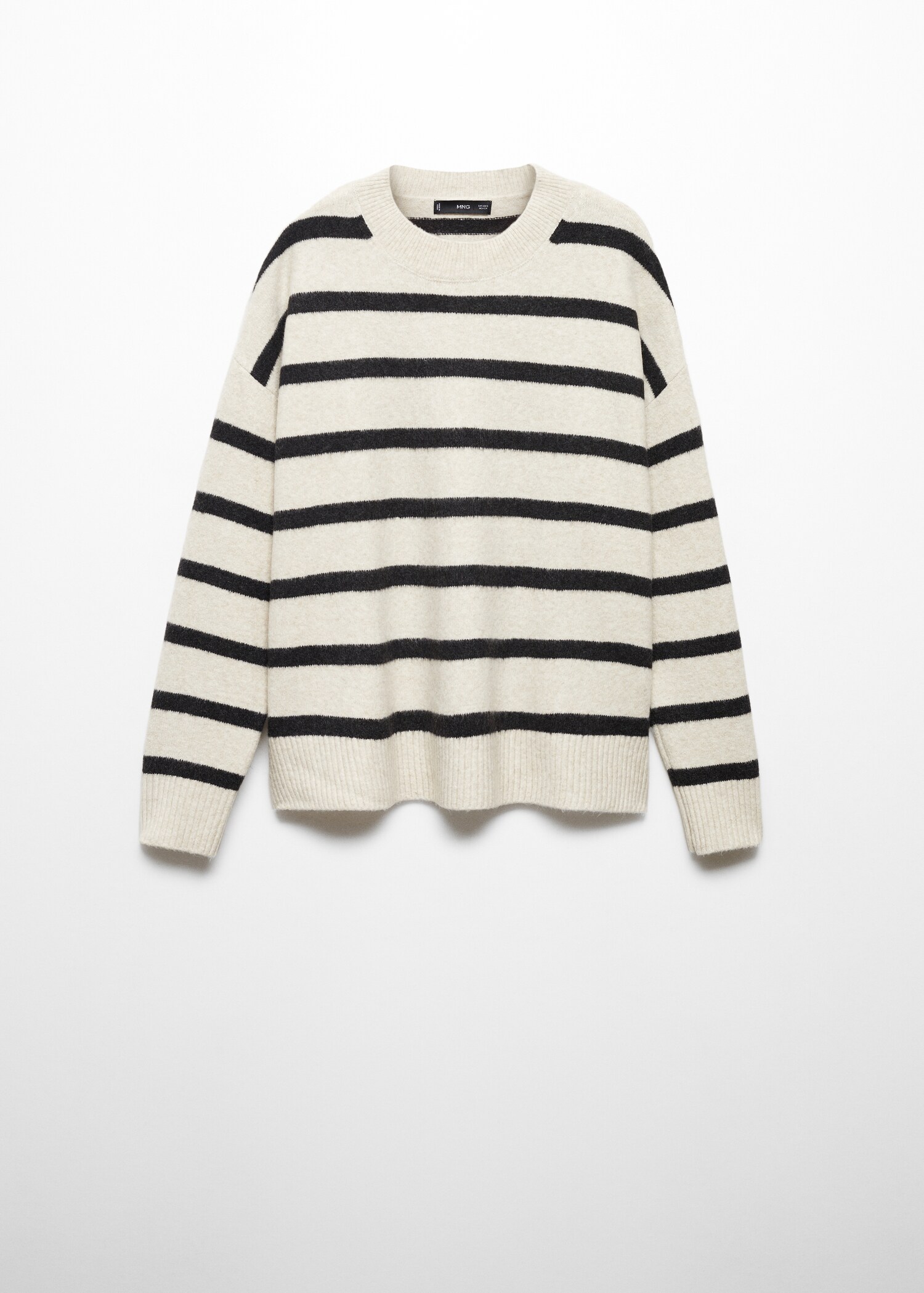 Round-neck striped sweater - Article without model