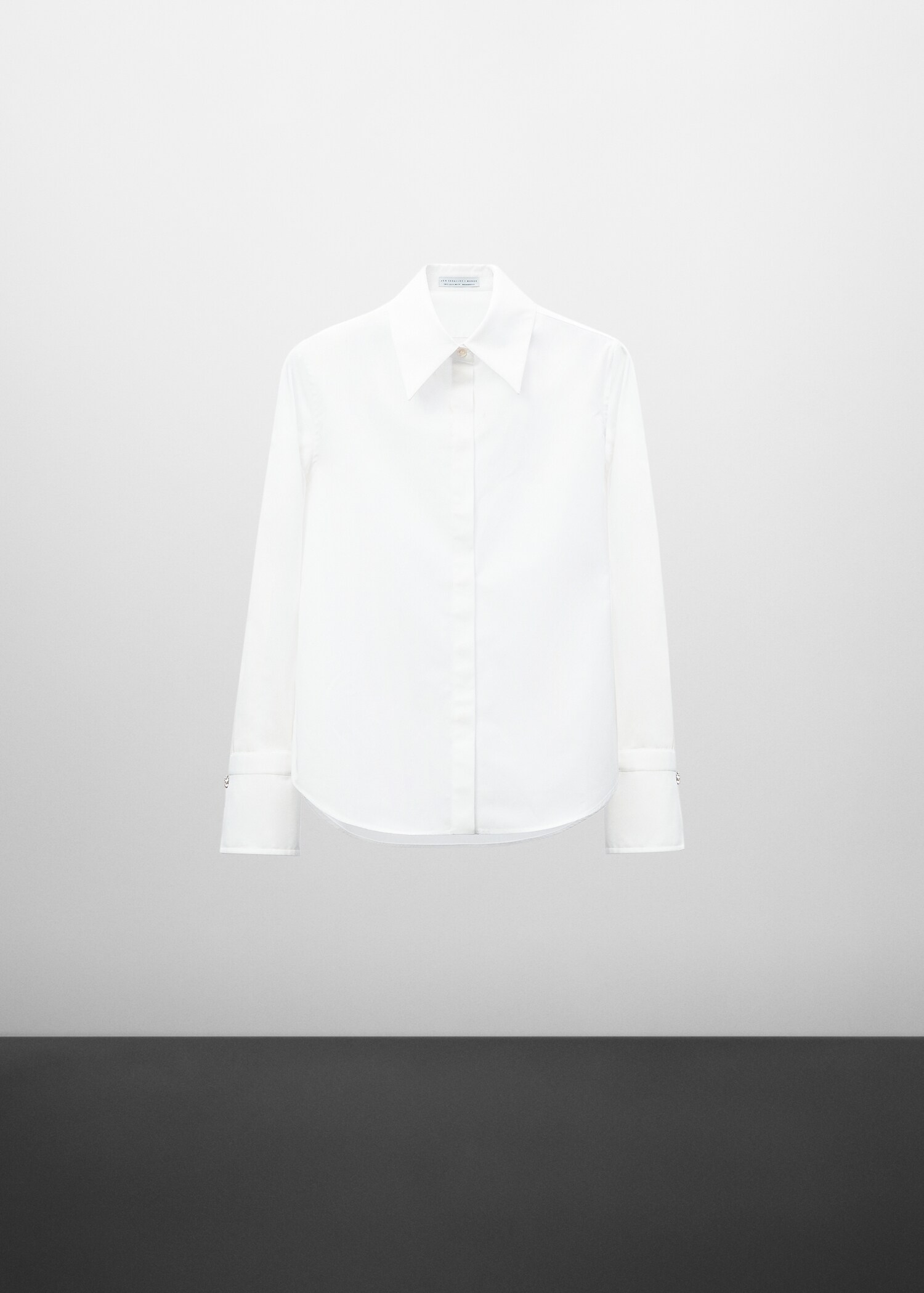 Chemise coton boutons bijoux  - Article sans modèle
