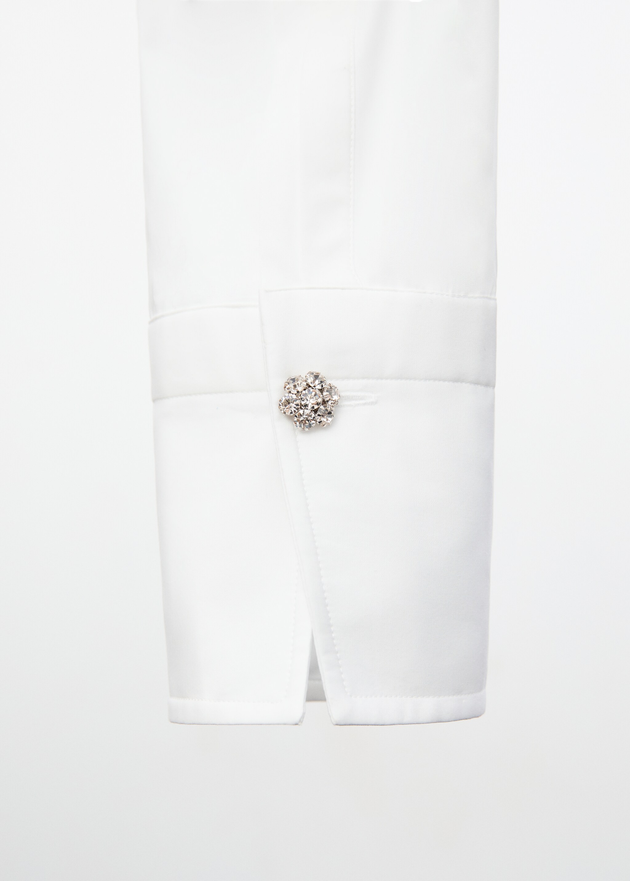 Cotton shirt with jewel buttons - Details of the article 8
