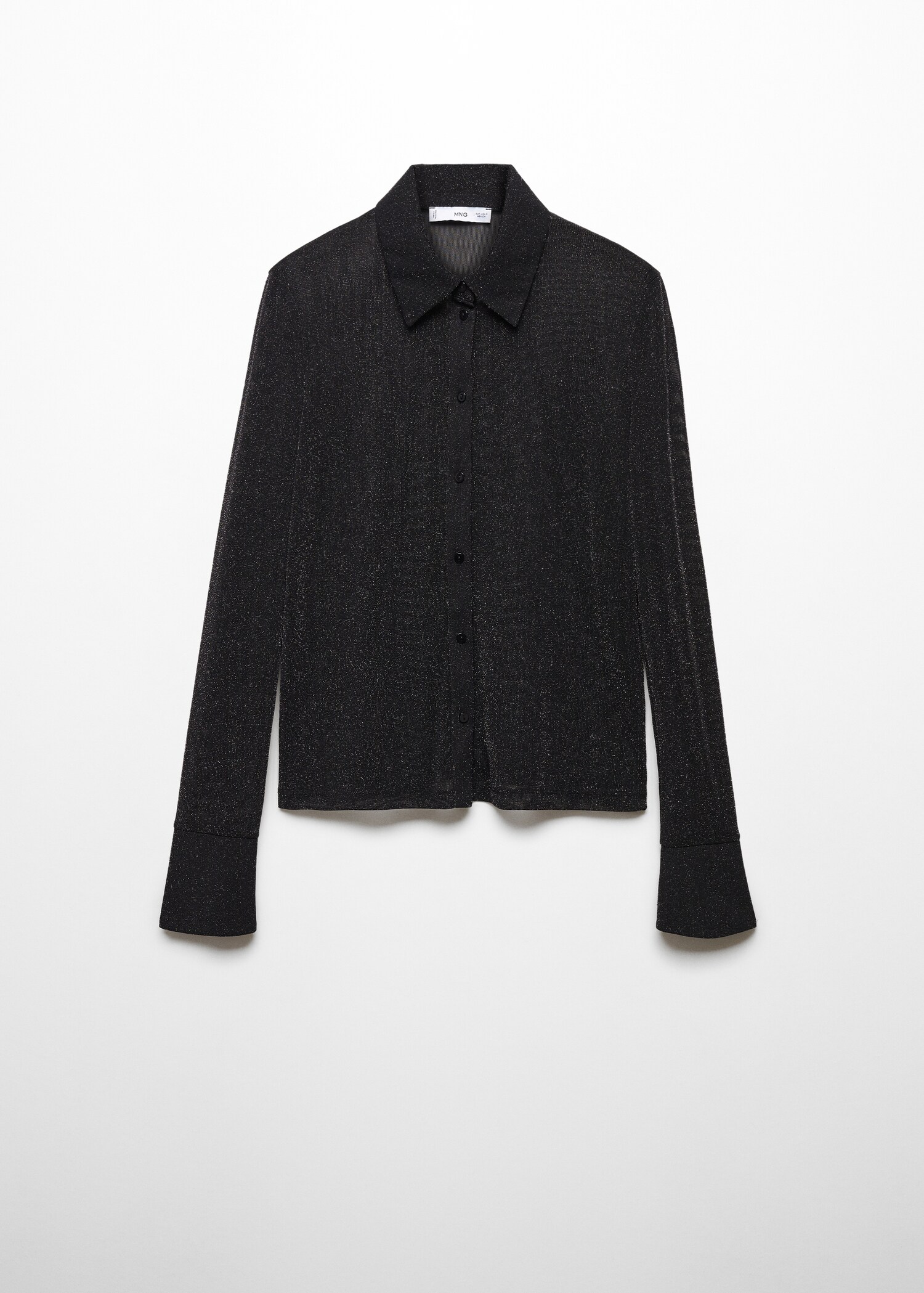 Lurex shirt with buttons - Article without model