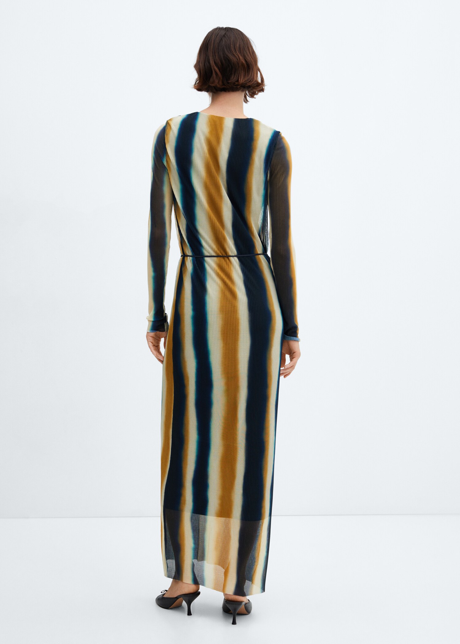 Robe maille filet tie and dye - Verso de l’article