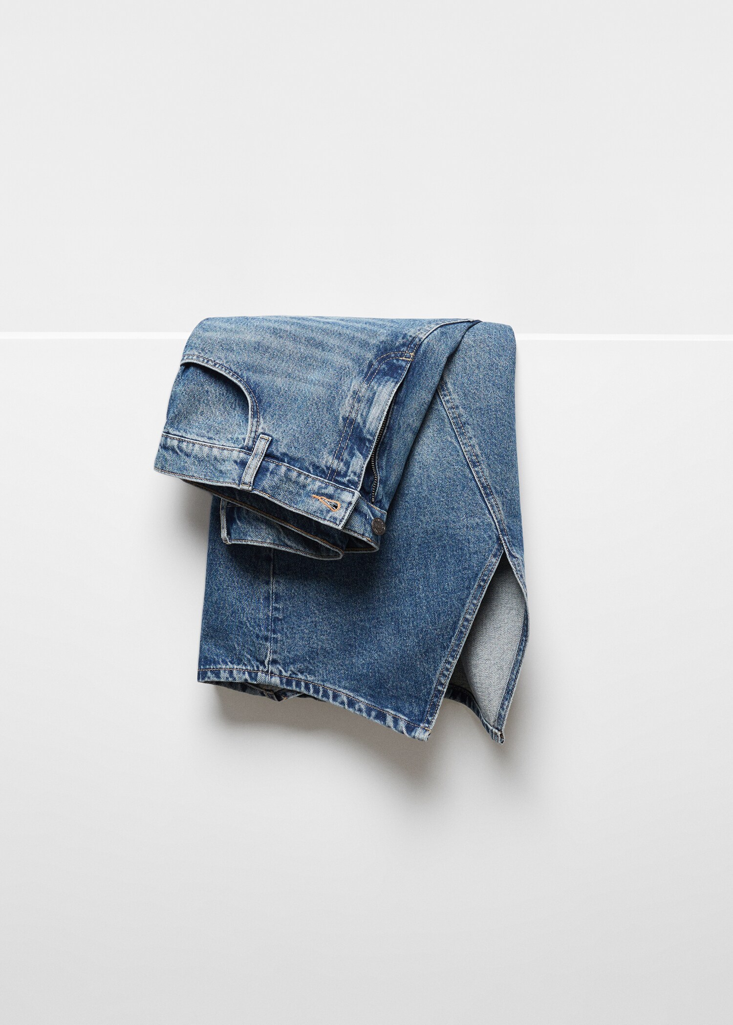 Asymmetrische denim rok - Detail van het artikel 8