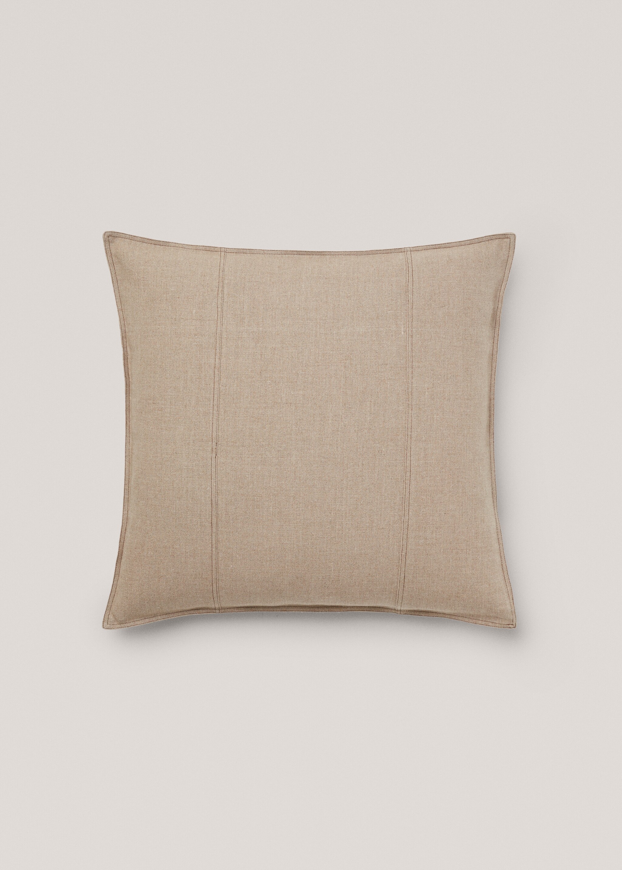 100% linen stitched cushion cover 60x60cm - Article without model