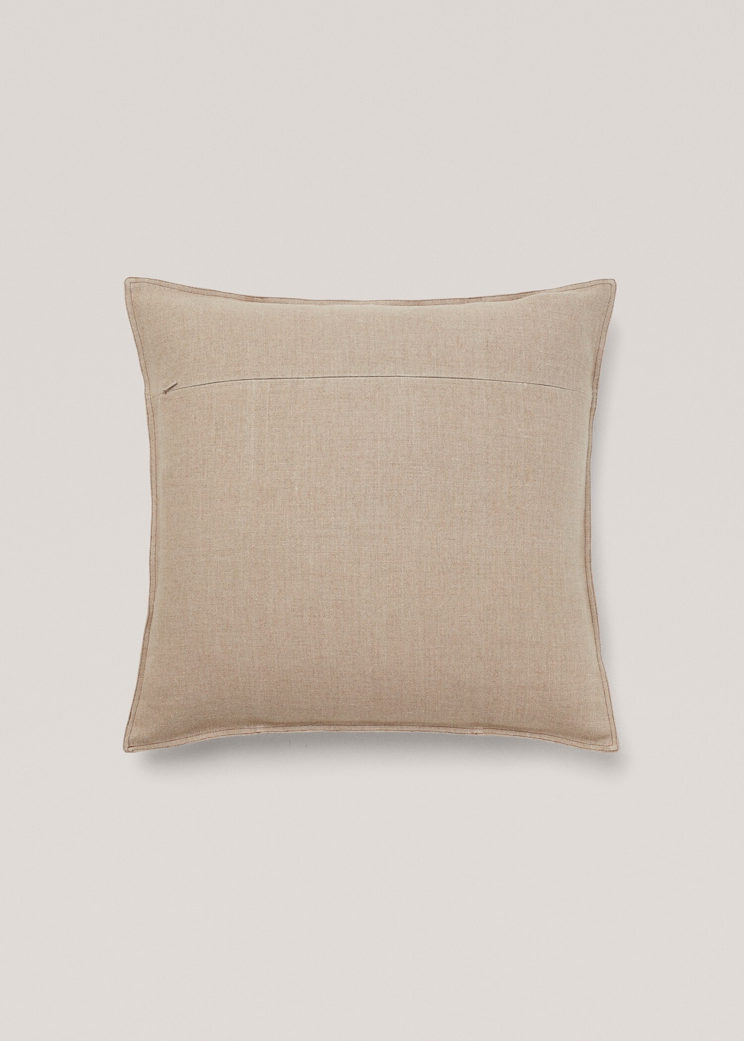 100% linen stitched cushion cover 60x60cm - Details of the article 1
